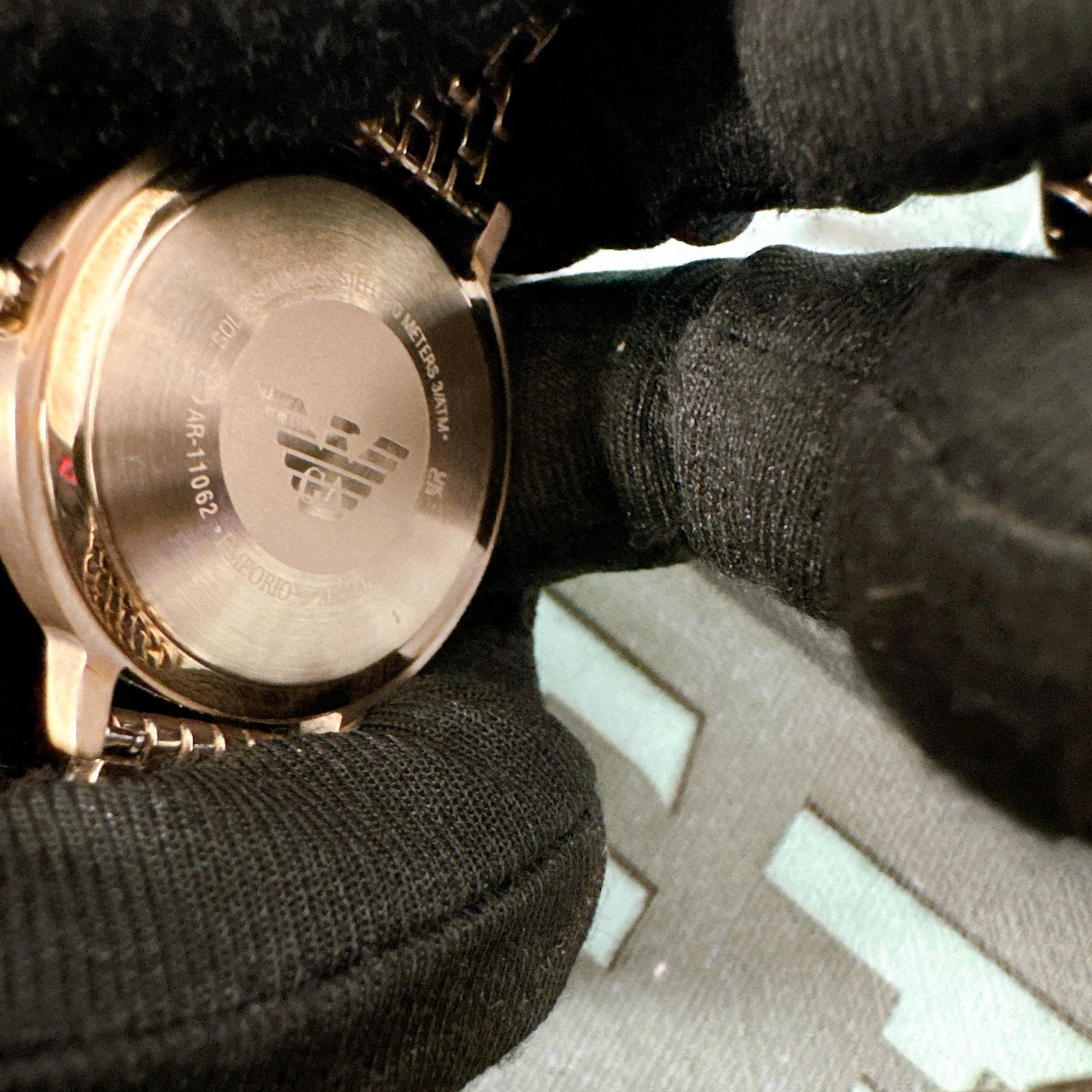 Emporio Armani Emporio Armani Kappa AR11062 Ladies Watch With Rose Dial Size 32 - 5 Thumbnail