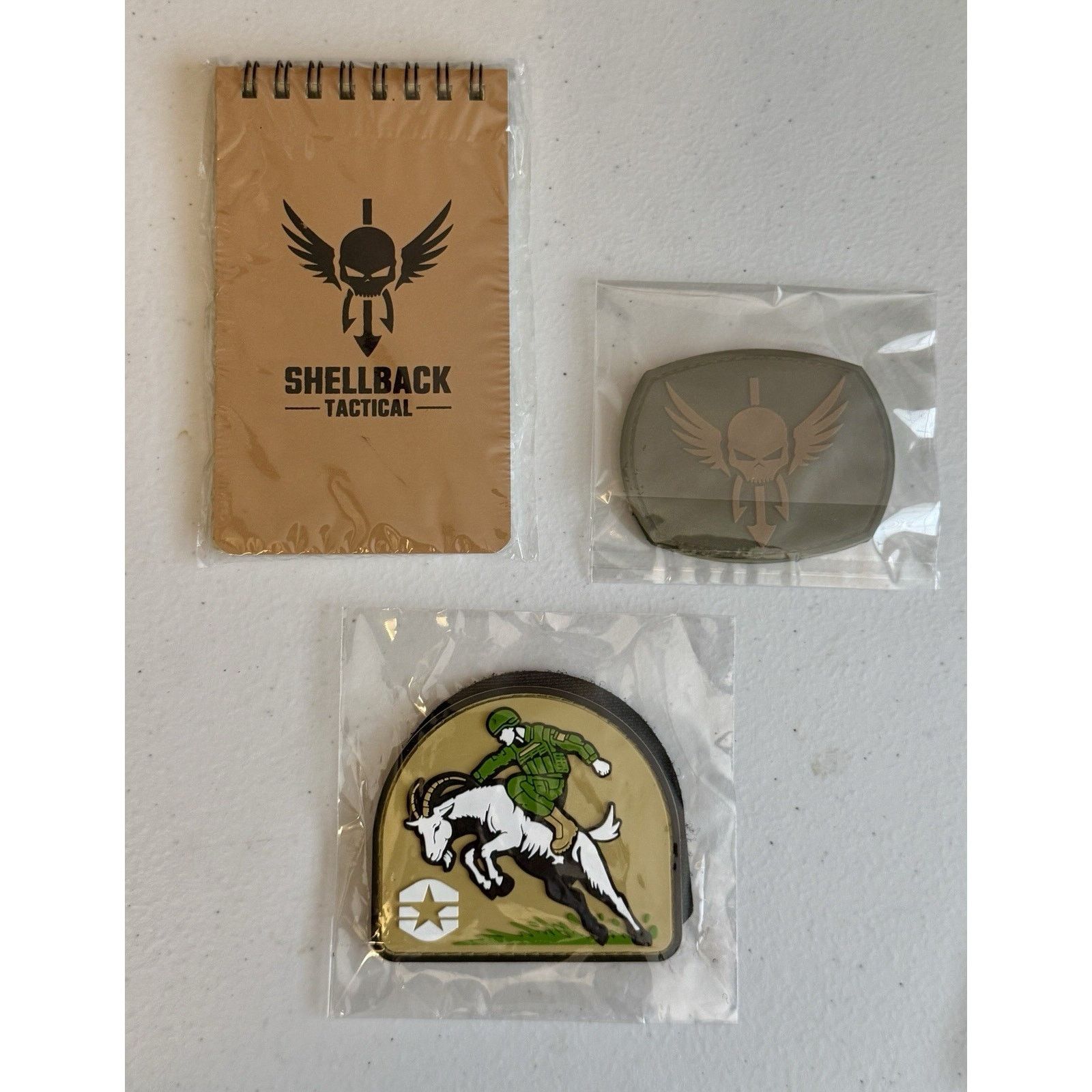 Propper Propper Military Goat Mounted 2 Morale Patches, Notepad, NEW Size ONE SIZE - 4 Thumbnail