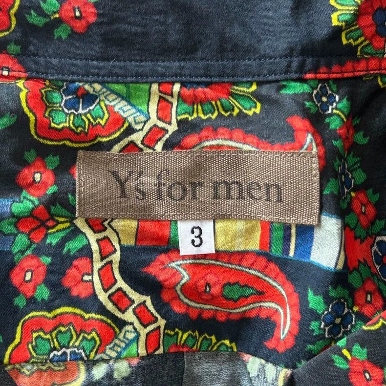 Yohji Yamamoto Yohji Yamamoto Yohji Yamamoto Silk Shirt with Floral Print Size US M / EU 48-50 / 2 - 7 Thumbnail