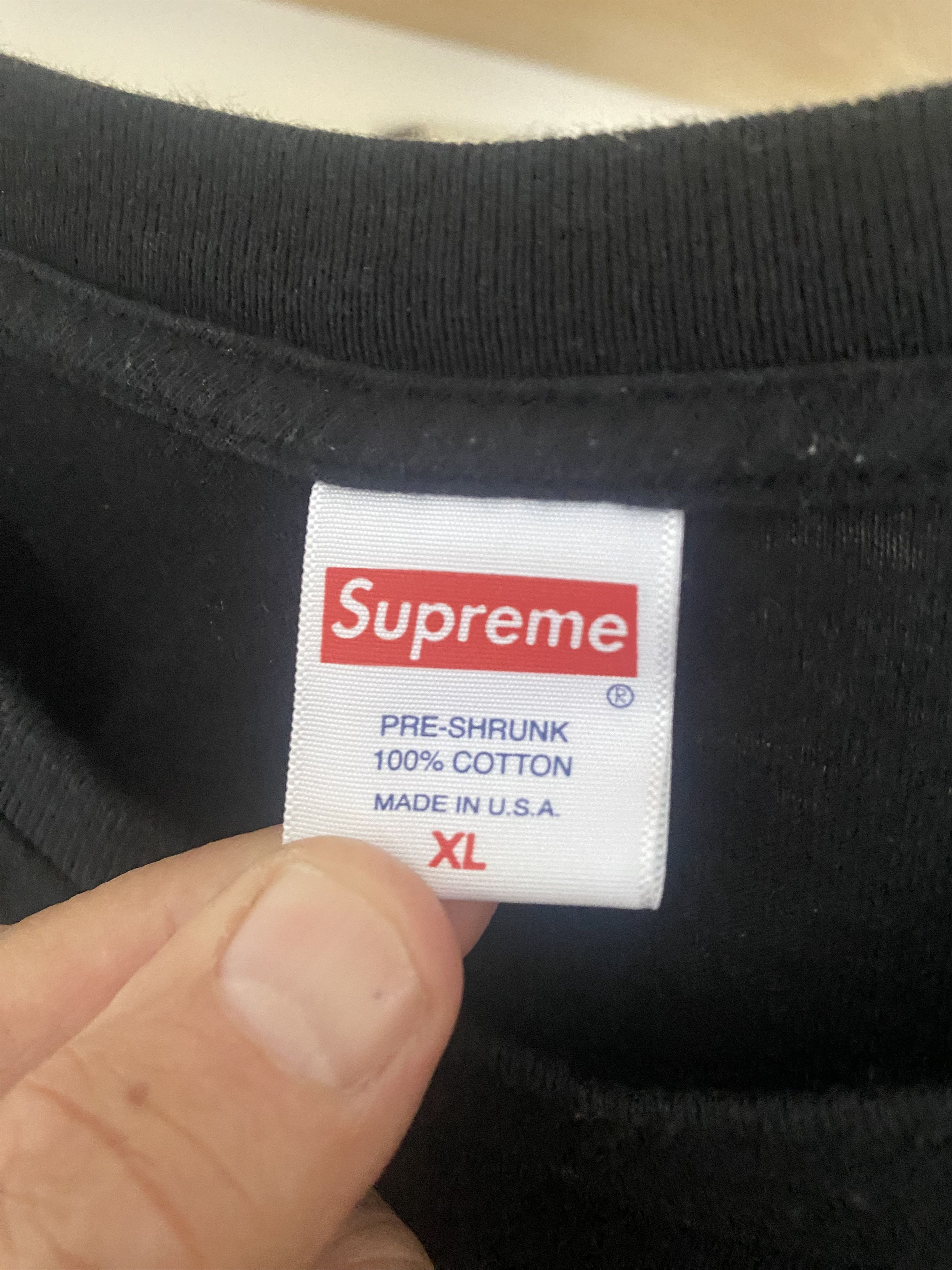 Supreme Supreme SS20 Supreme Sacred Unique Sleeves T-Shirt Black XL Size US XL / EU 56 / 4 - 6 Thumbnail