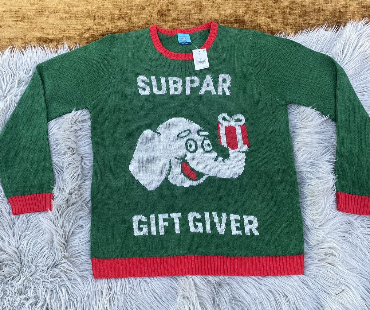Other NWT Ugly Christmas Sweater Subpar Gift Giver Mens Medium Size US M / EU 48-50 / 2 - 6 Thumbnail