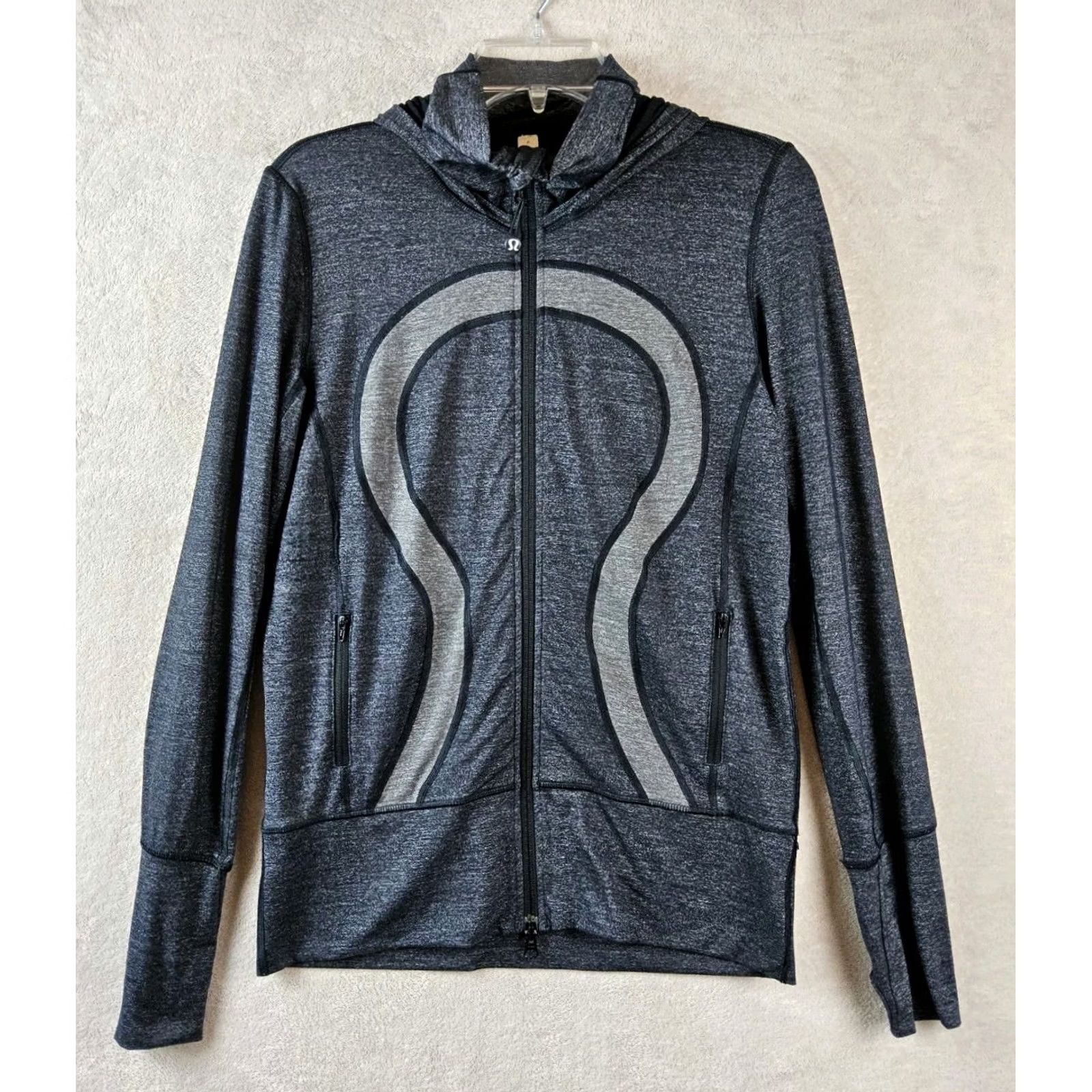Lululemon Lululemon Women’s Hoodie Jacket Full Zip Athletic Size 8 Roses Multicolor Size M / US 6-8 / IT 42-44 - 2 Thumbnail