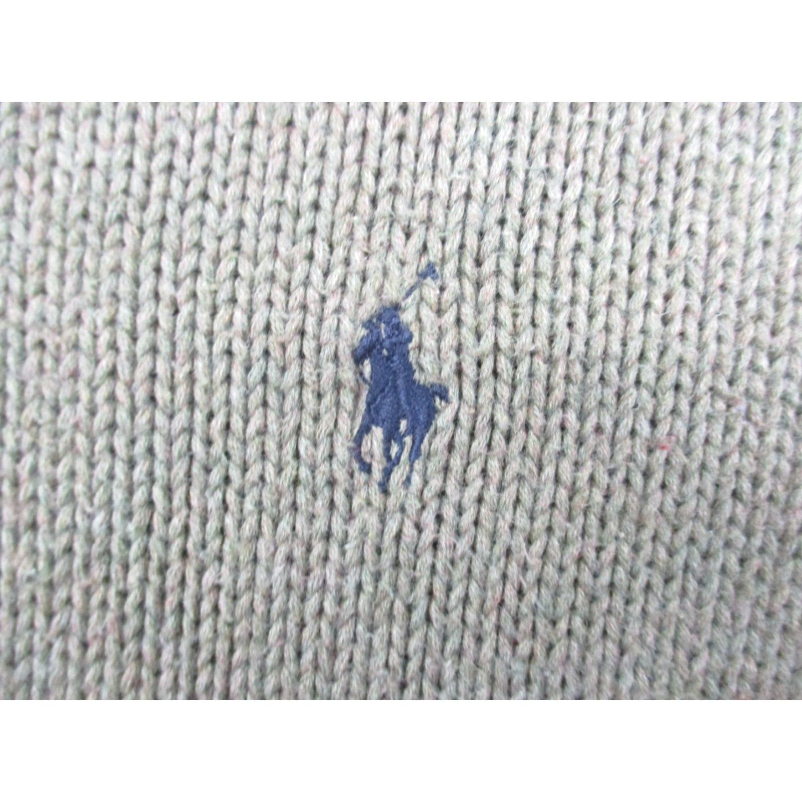 Polo Ralph Lauren VINTAGE Polo Ralph Lauren Sweater Shirt Men XXL Cable Knit Green 80s 90s Logo Pullover Size US XXL / EU 58 / 5 - 2 Thumbnail