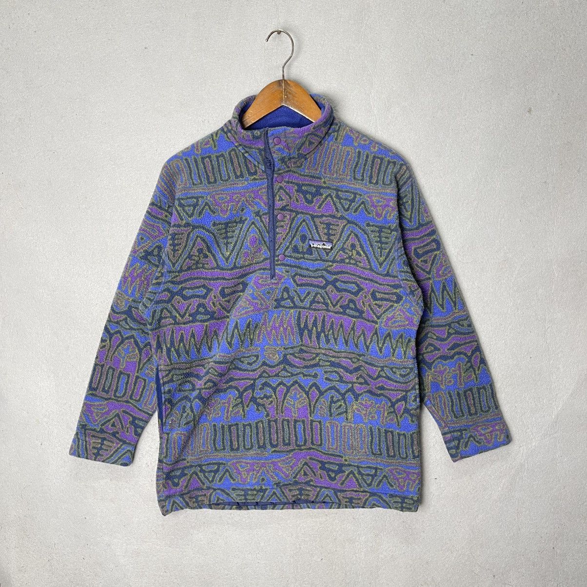 Patagonia Patagonia Synchilla Snap-T Aztec Fleece Pullover Size US M / EU 48-50 / 2 - 1 Thumbnail