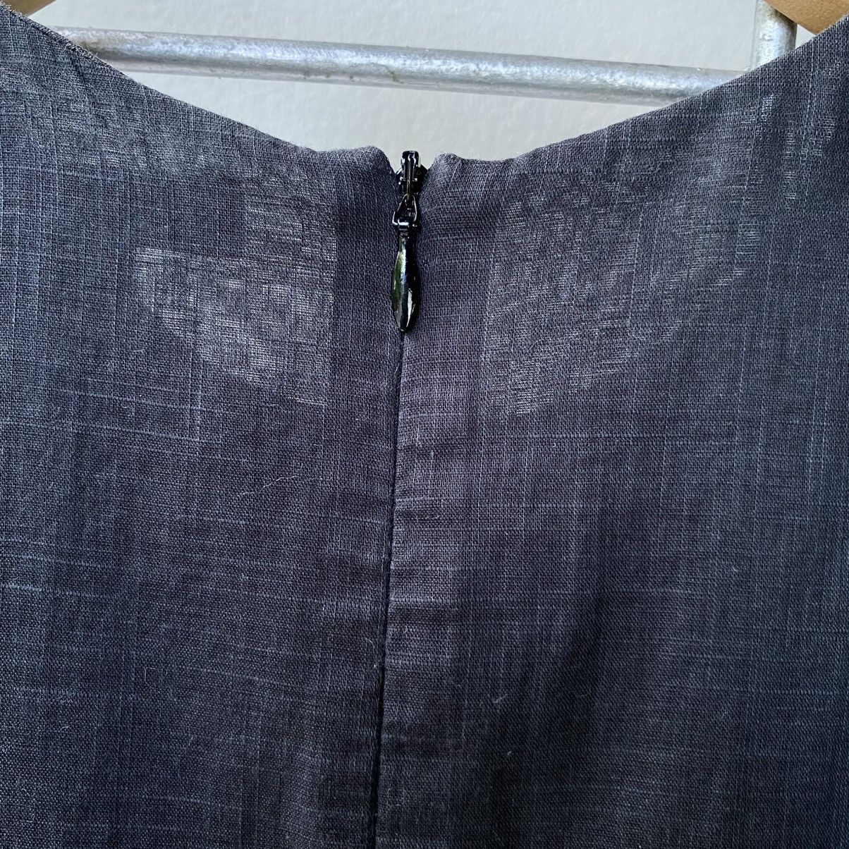 Kenzo Kenzo Black Sleeveless Blouse with Gold Embroidery Size M / US 6-8 / IT 42-44 - 8 Thumbnail