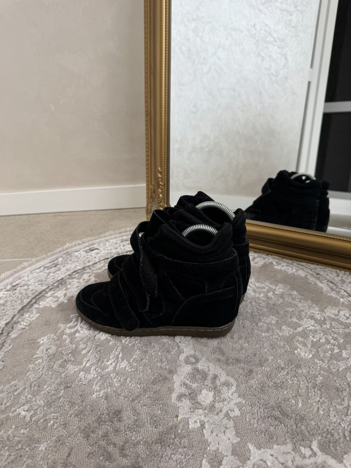 Isabel Marant Y2K Isabel Marant Style Sneakers Black Opium Avant-Garde Size US 9 / IT 39 - 4 Thumbnail