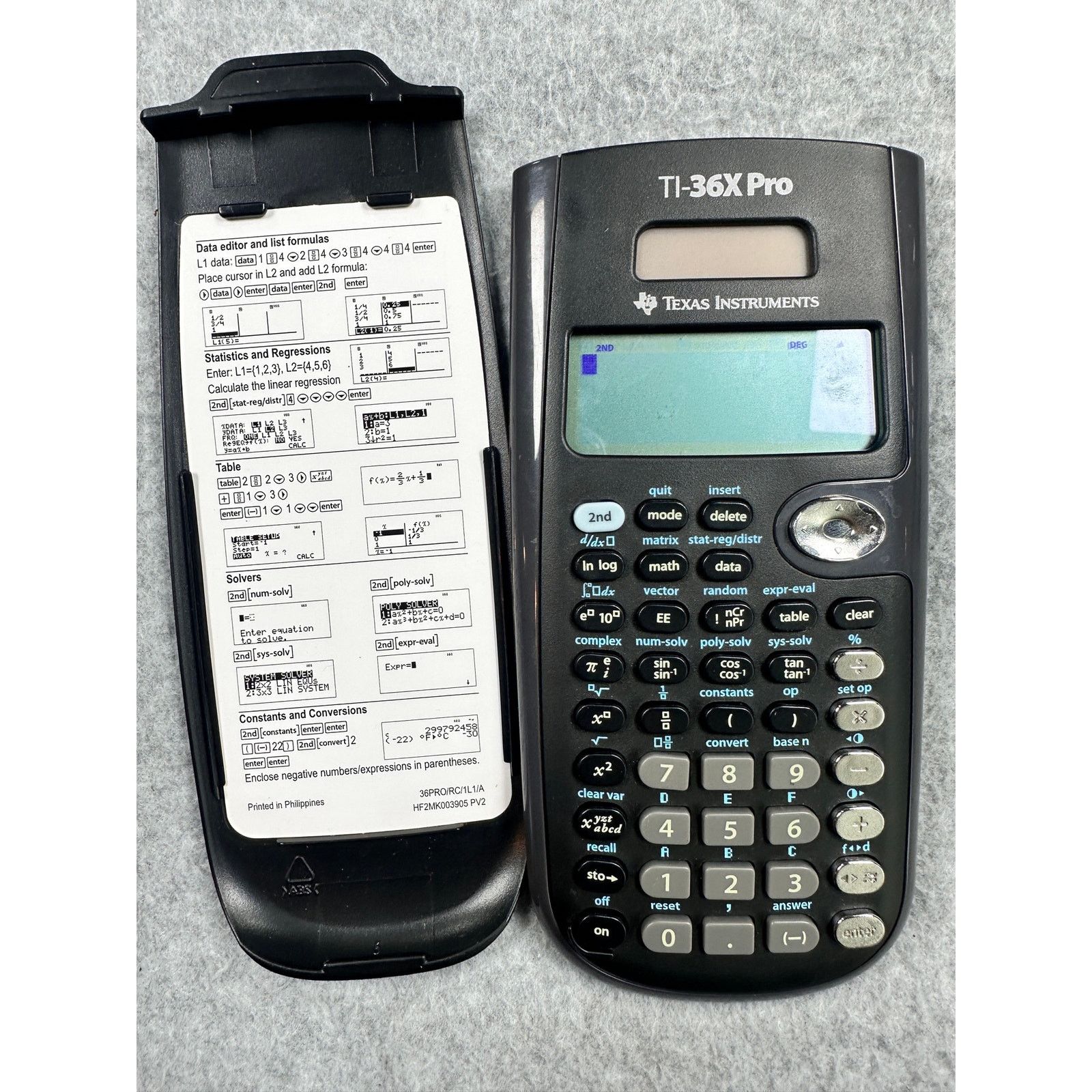 Texas Instruments Ti-36x Pro Scientific Calculator in Gray, Men's