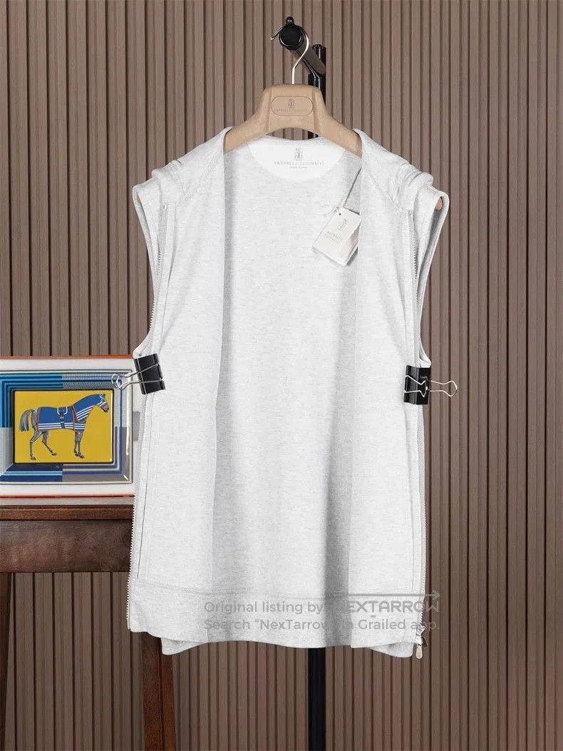 Brunello Cucinelli Brunello Cucinelli Hooded Vest. Size US M / EU 48-50 / 2 - 3 Thumbnail