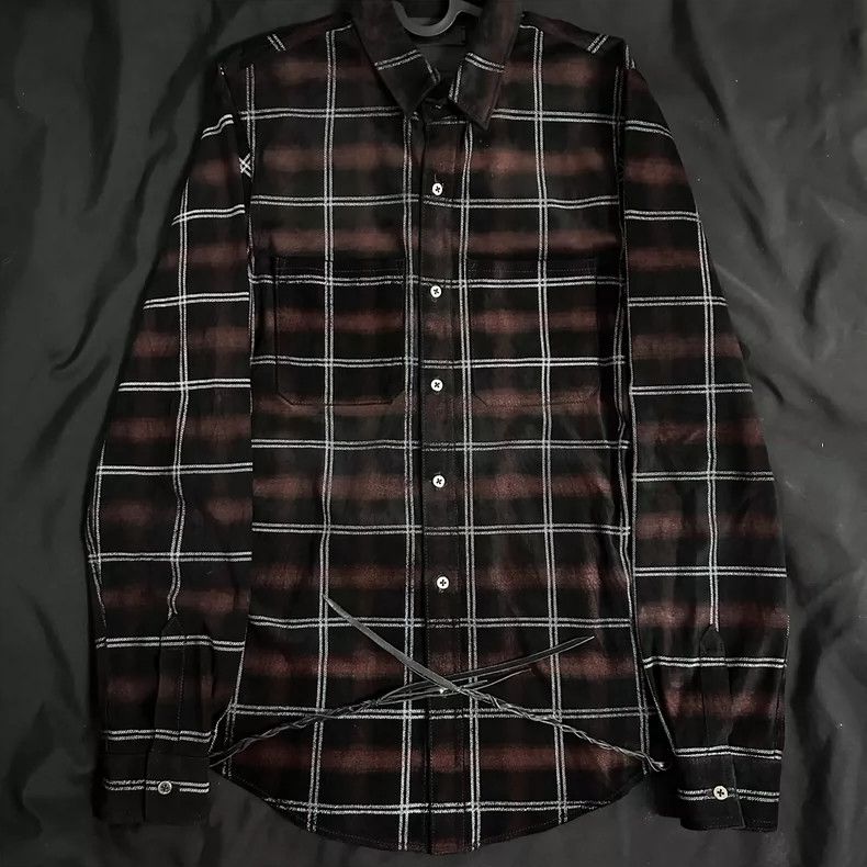 Amiri Amiri 15AW Suede Plaid Shirt Size US M / EU 48-50 / 2 - 1 Thumbnail