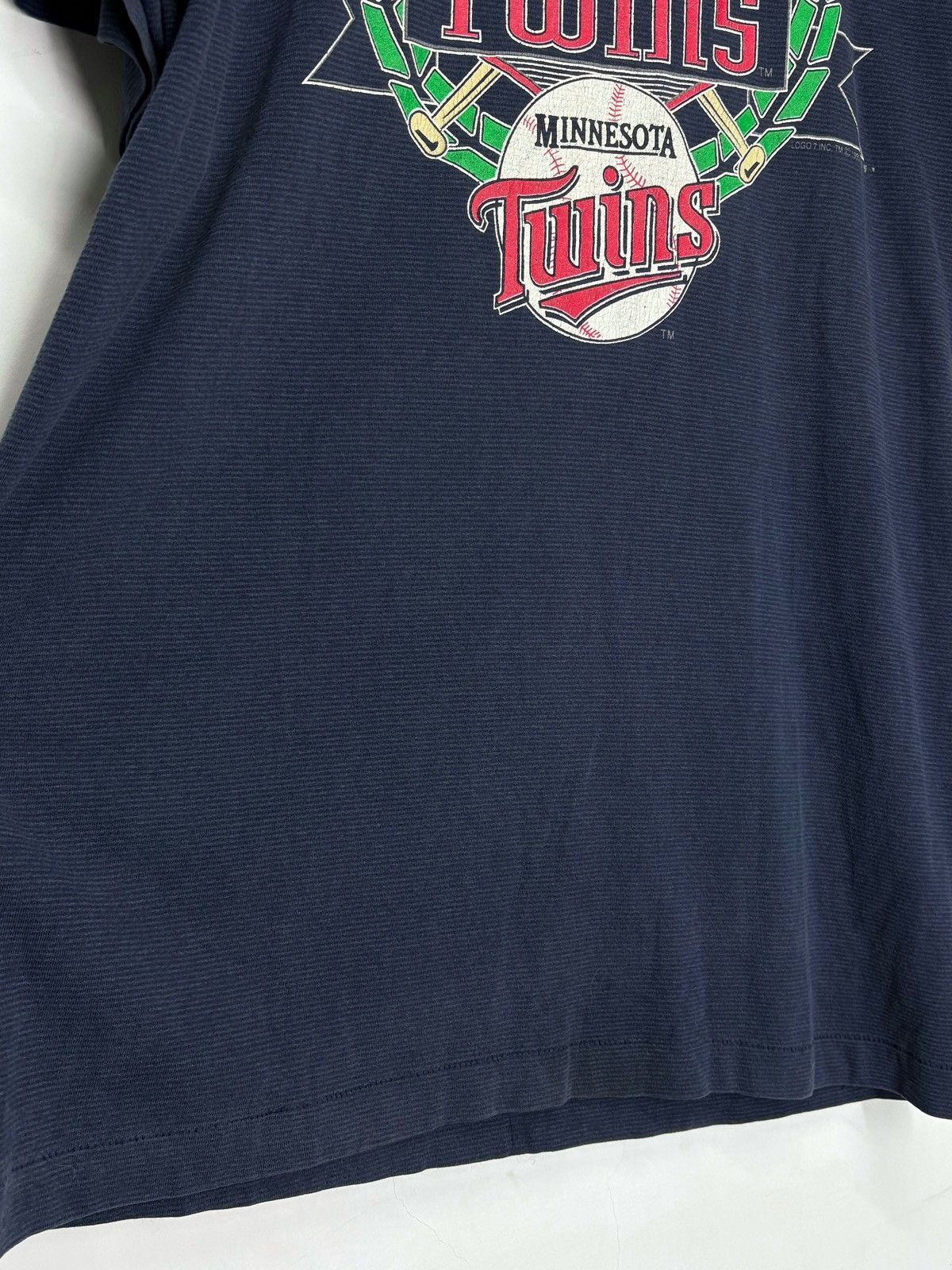 Logo 7 NWT 1993 Logo 7 MLB Minnesota Twins T-Shirt League Champions Size US XL / EU 56 / 4 - 6 Thumbnail