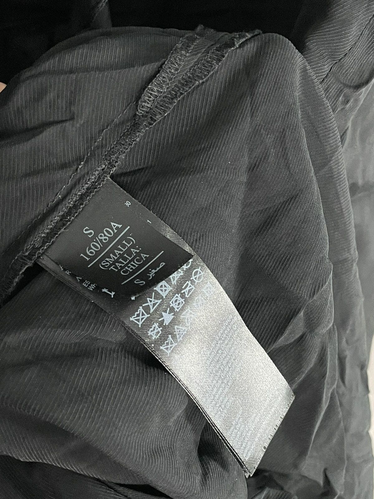 Allsaints × Japanese Brand Allsaints Y2K Avant Garde Black Archive Button Up Shirt Size S / US 4 / IT 40 - 7 Thumbnail