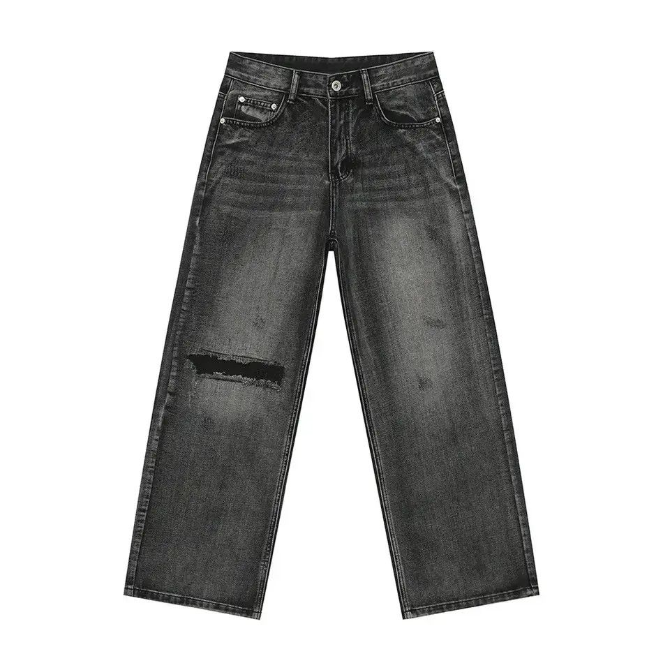 Japanese Brand Retro loose high street ripped jeans Size US 32 / EU 48 - 5 Thumbnail