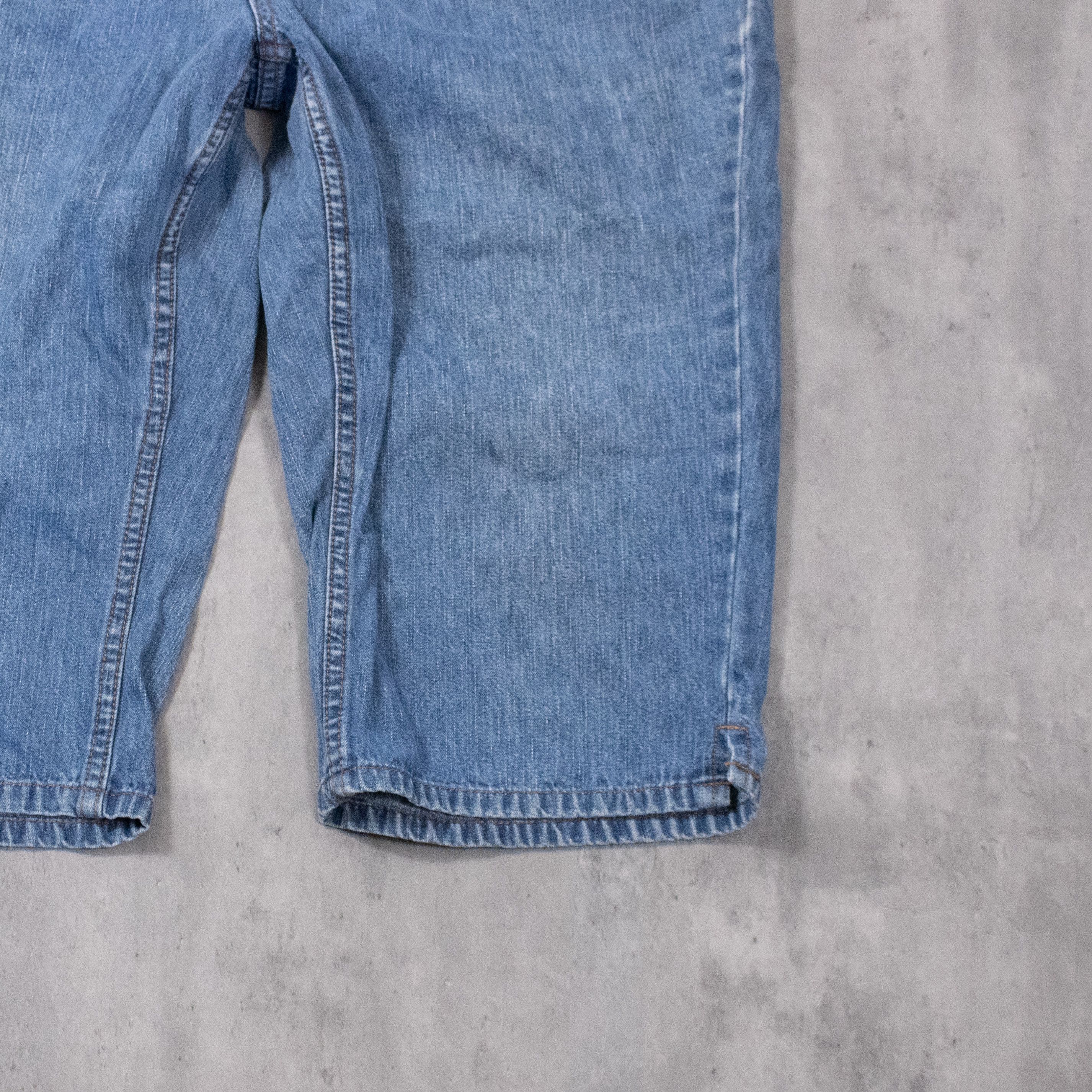 Northern Reflections Y2K 2000's Crazy Midwash Baggy Fit Capris Shorts Size US 34 / EU 50 - 4 Thumbnail