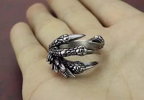 Jewelry Dragon Claw Ring Size ONE SIZE - 1 Thumbnail