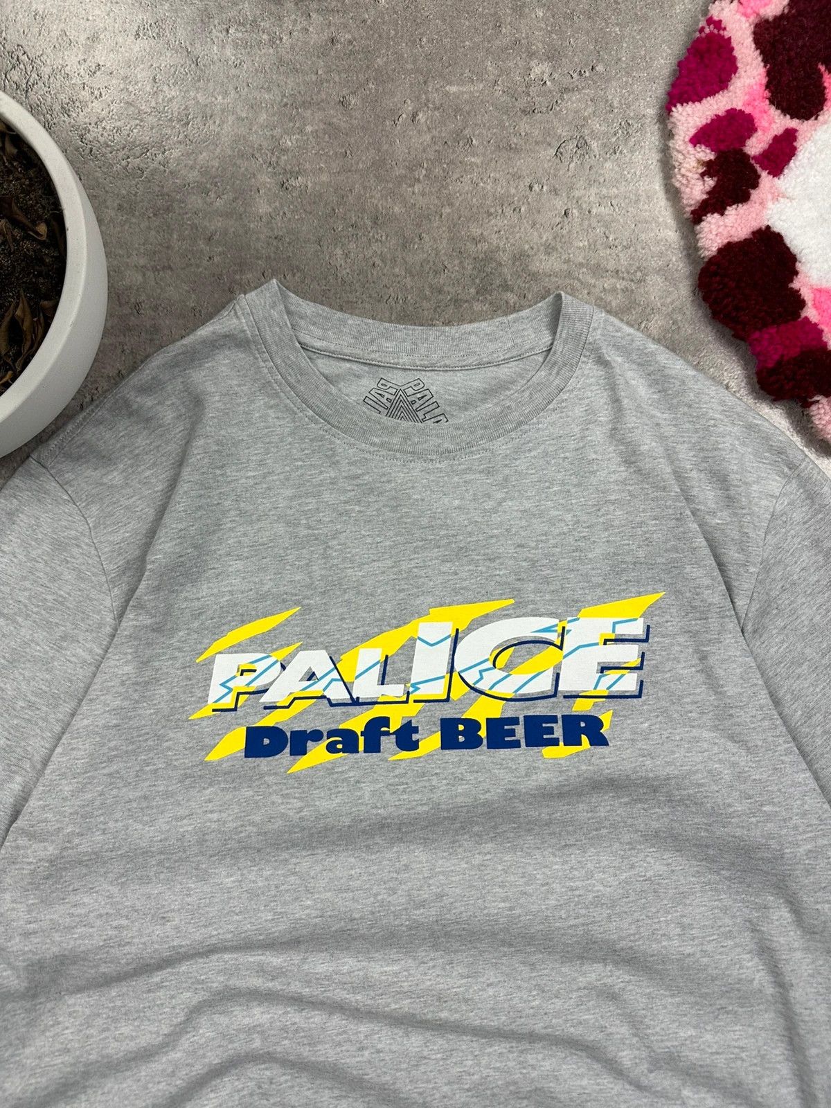 Palace T-shirt tee palice draft bear M gray Size US M / EU 48-50 / 2 - 2 Thumbnail