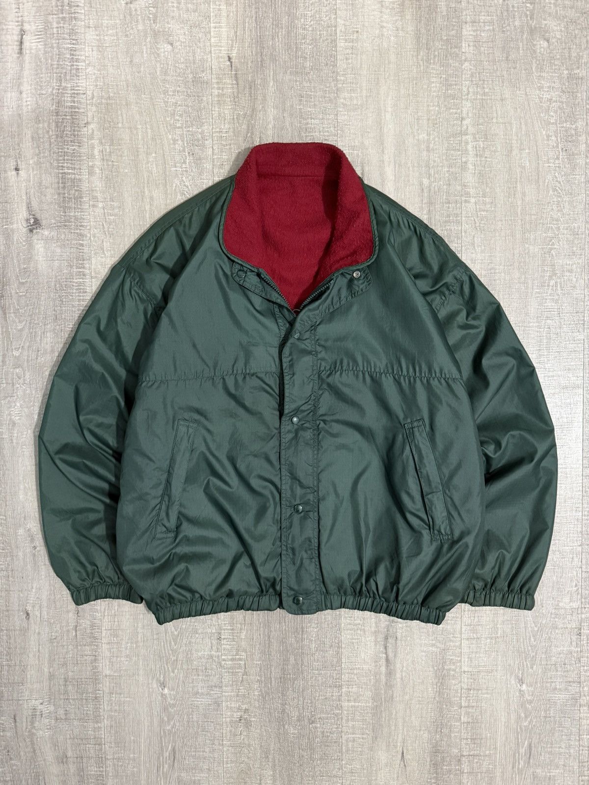 Japanese Brand Vintage blueky reversible fleece jacket Size US M / EU 48-50 / 2 - 7 Thumbnail