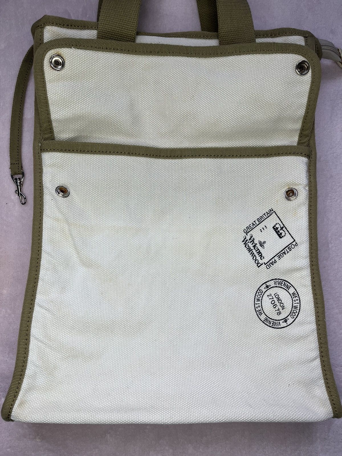 Designer × Vintage × Vivienne Westwood Vivienne Westwood Canvas Tote Bag Size ONE SIZE - 6 Thumbnail