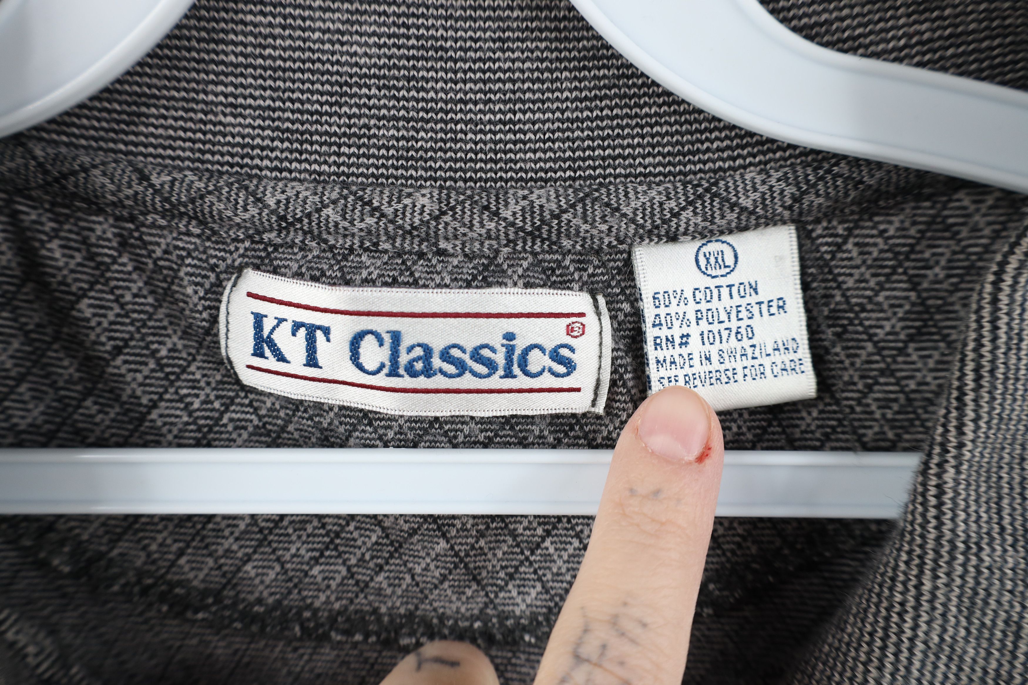 Vintage Vintage 90s Streetwear Argyle Diamond Knit Golf Polo Shirt Size US XXL / EU 58 / 5 - 9 Thumbnail