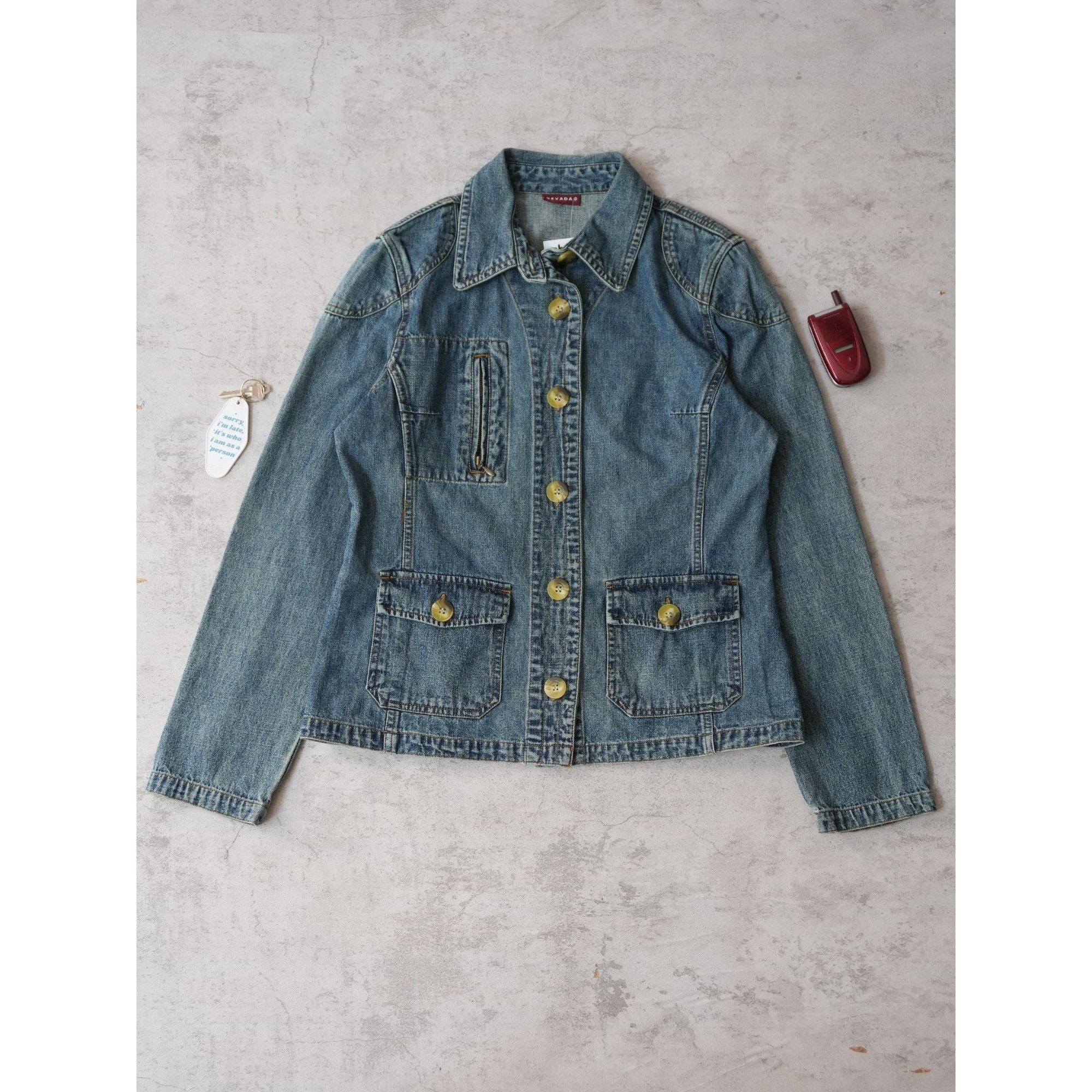 Other Vintage Nevada Denim Button Up Jacket Size US S / EU 44-46 / 1 - 1 Thumbnail