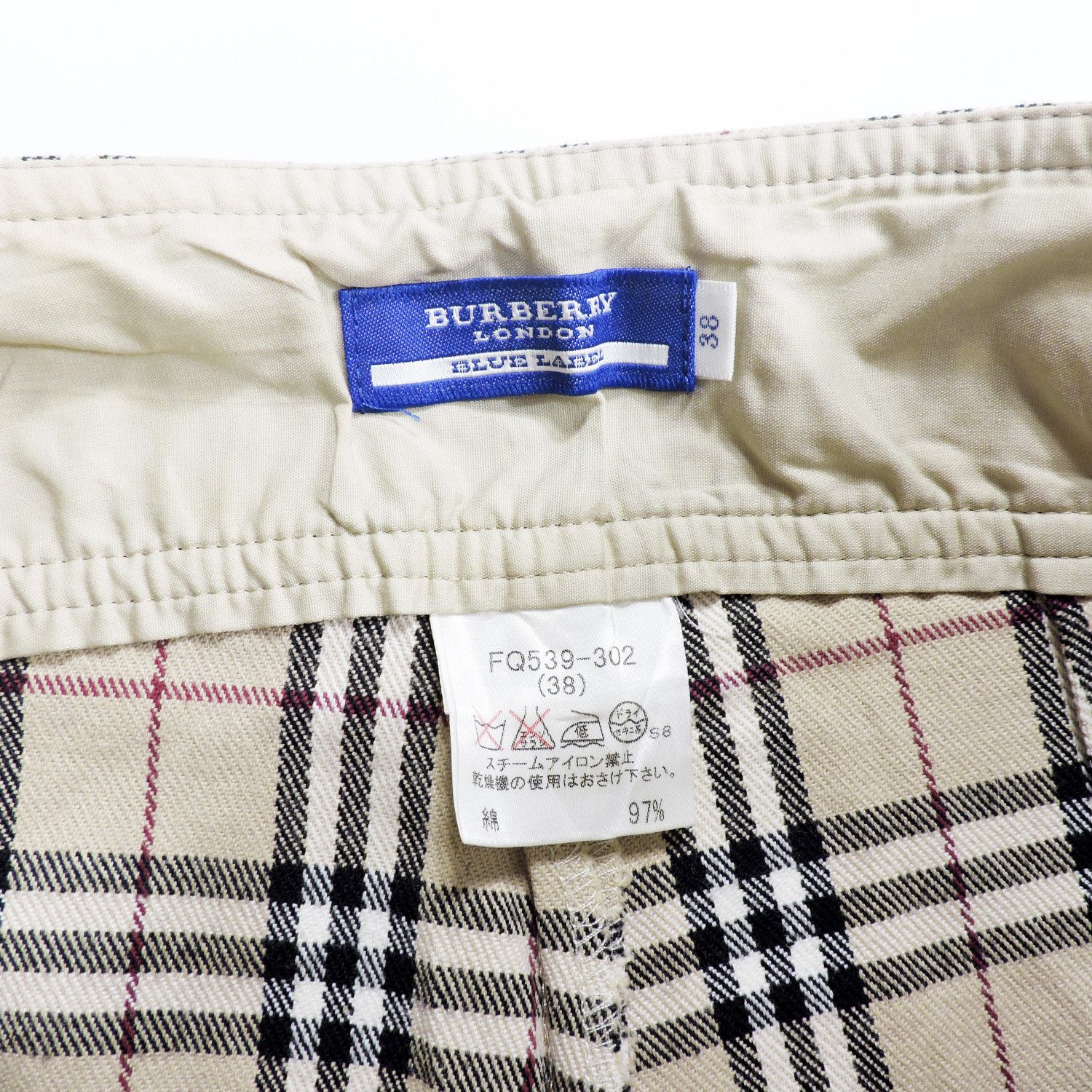 Burberry BURBERRY LONDON BLUE LABEL CHECK LONG PANTS Size 26" / US 2 / IT 38 - 3 Thumbnail