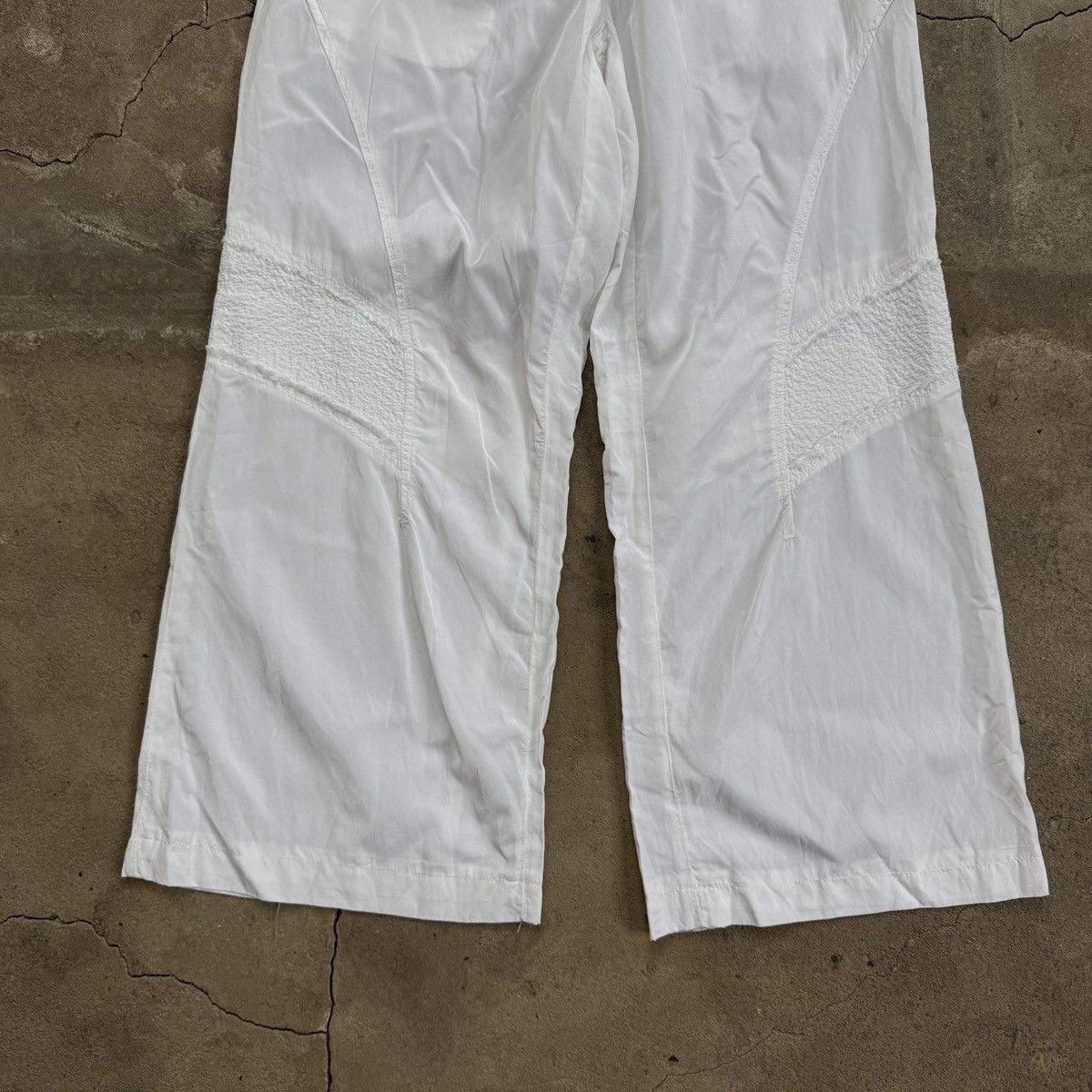 Versace × Vintage Vintage Versace Sport White Nylon Track Bridge Pants Size 32" / US 10 / IT 46 - 3 Thumbnail