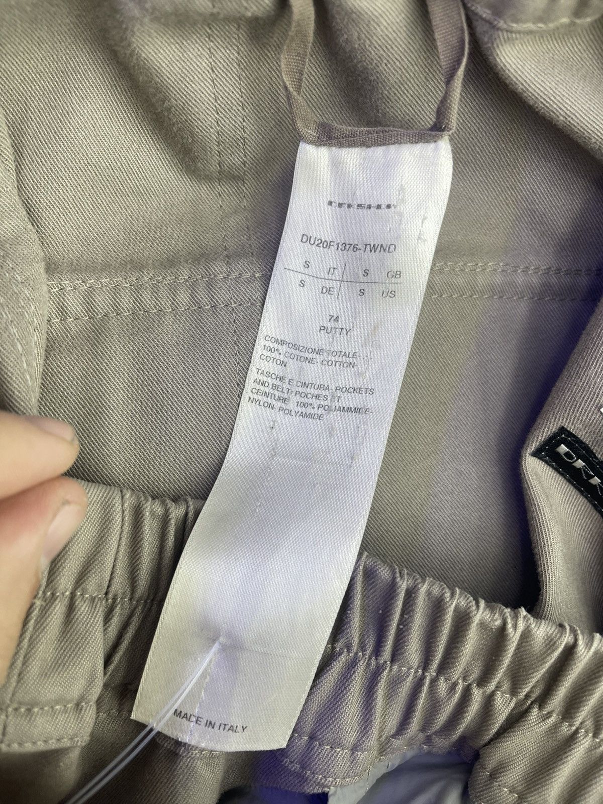 Rick Owens Rick Owens cargo Sweatpants grey/ brown Size US 28 / EU 44 - 3 Thumbnail