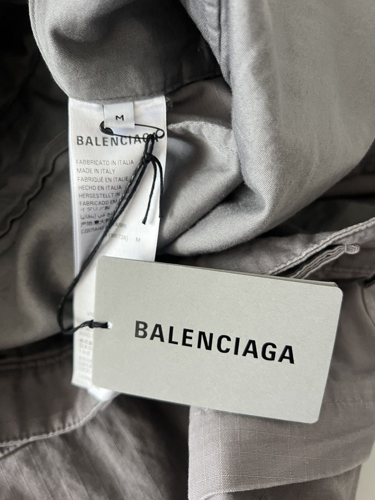 Balenciaga Balenciaga Grey Flared Cargo Pants Size US 32 / EU 48 - 6 Thumbnail