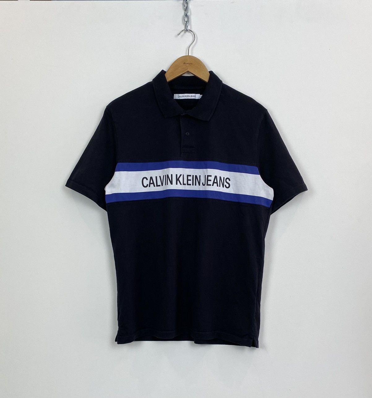 Calvin Klein Calvin Klein Jeans Regular Fit Short Sleeve Polo Shirt Large Size US L / EU 52-54 / 3 - 1 Thumbnail