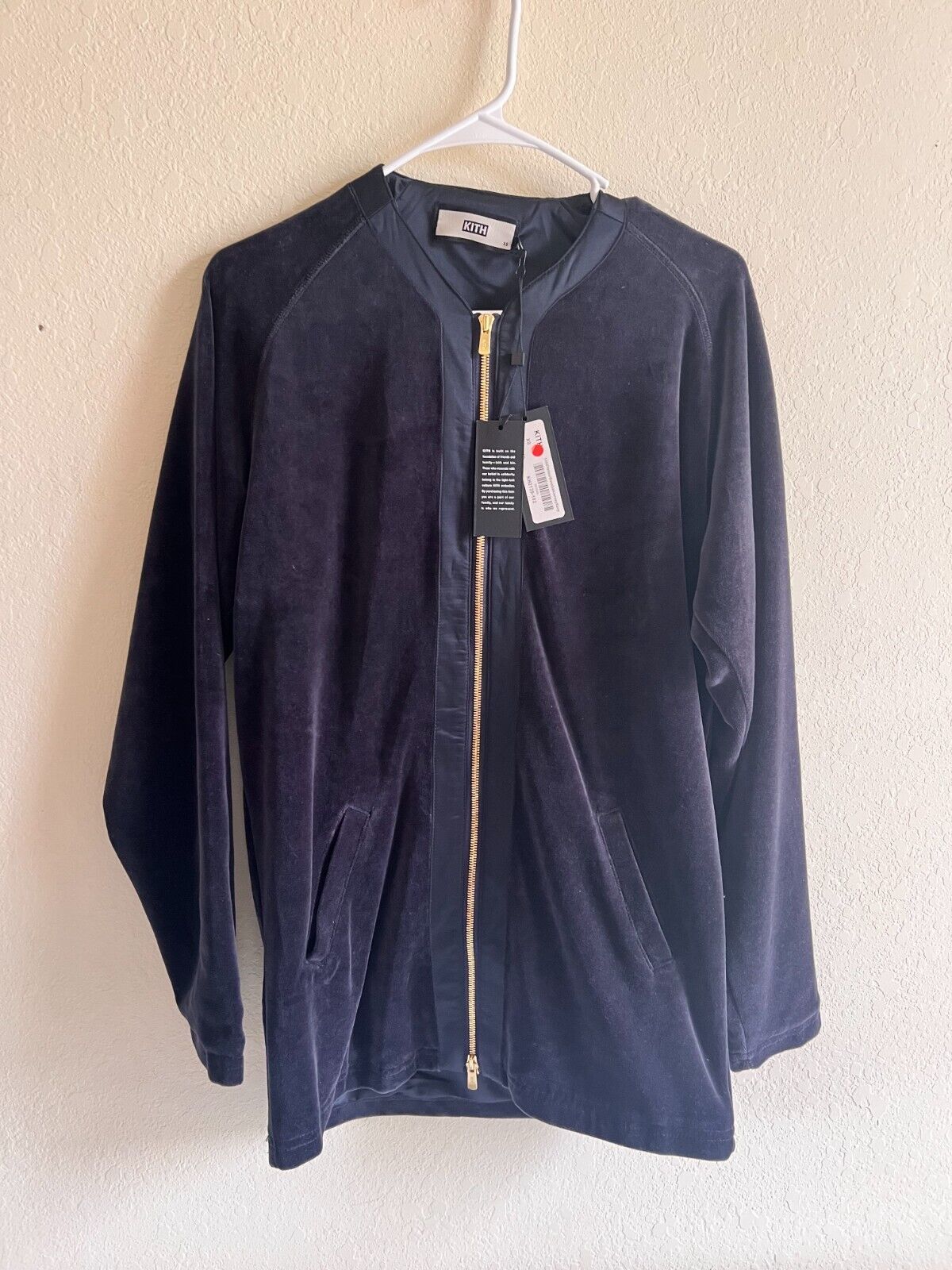 Kith Kith Lidl Velour Baseball Jersey M Navy Size US XS / EU 42 / 0 - 1 Thumbnail