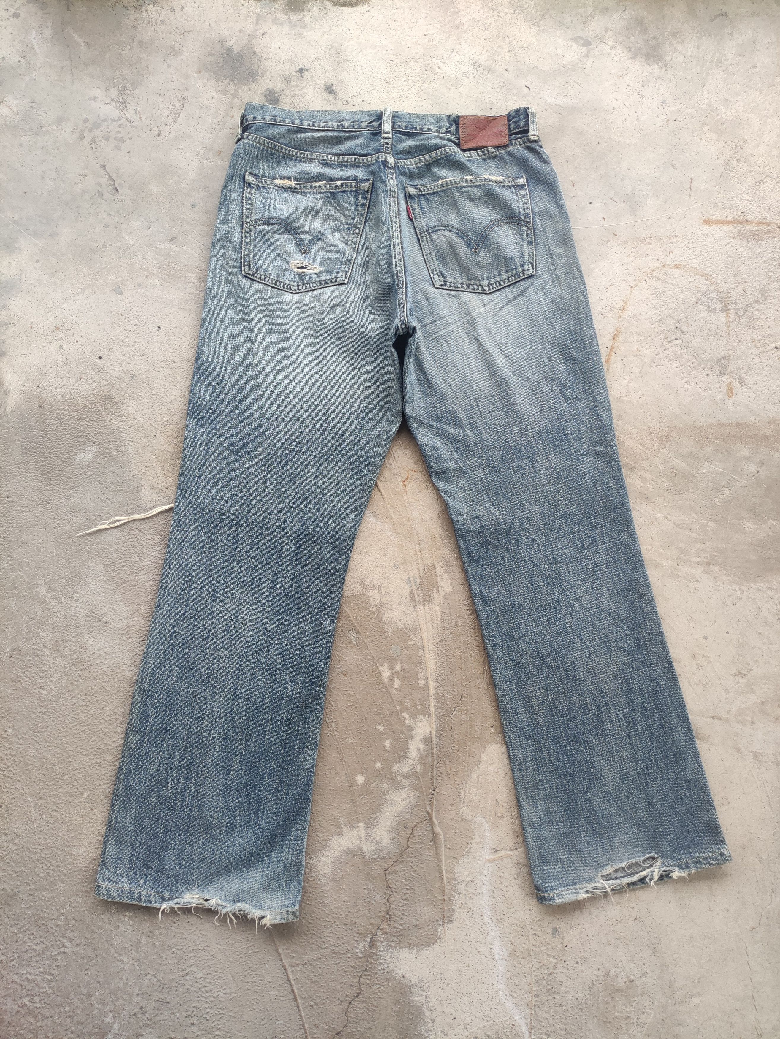 Levi's Vintage Levis Japan Jean Distressed Faded Denim Size US 34 / EU 50 - 8 Thumbnail