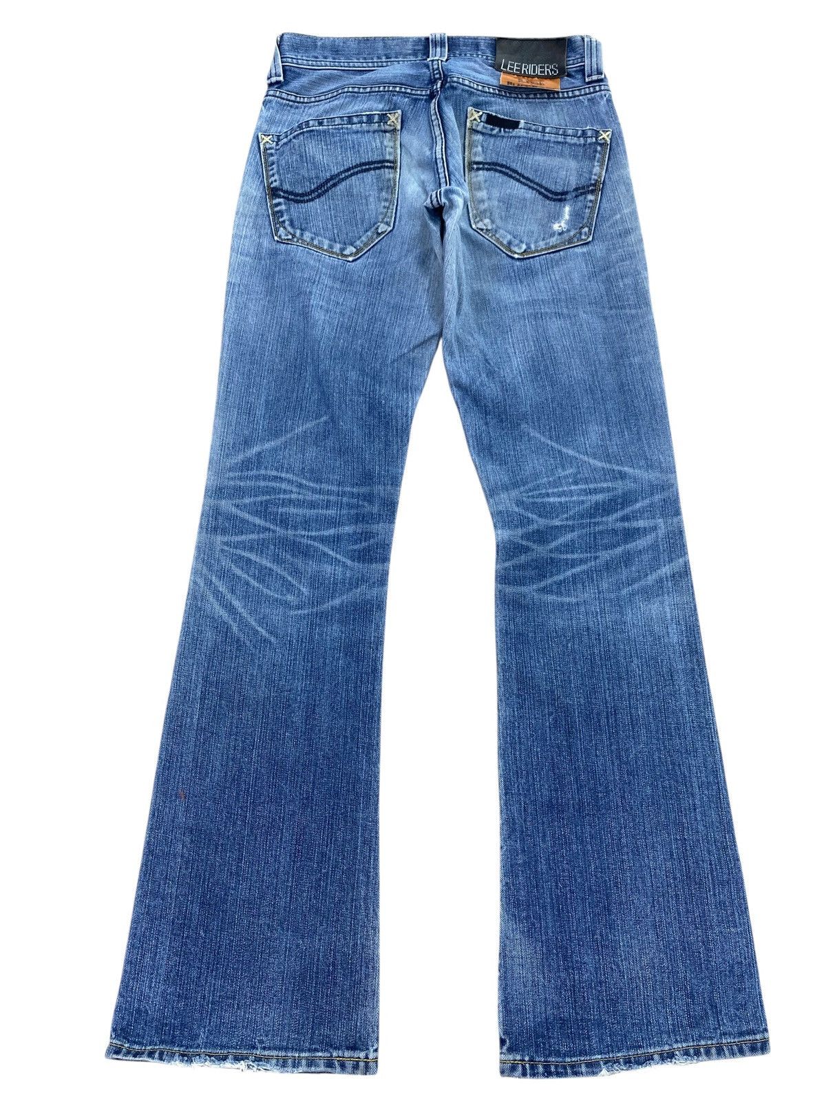 Other Japanese Brand Faded Wash Ripped Style Flare Jeans Size US 28 / EU 44 - 3 Thumbnail