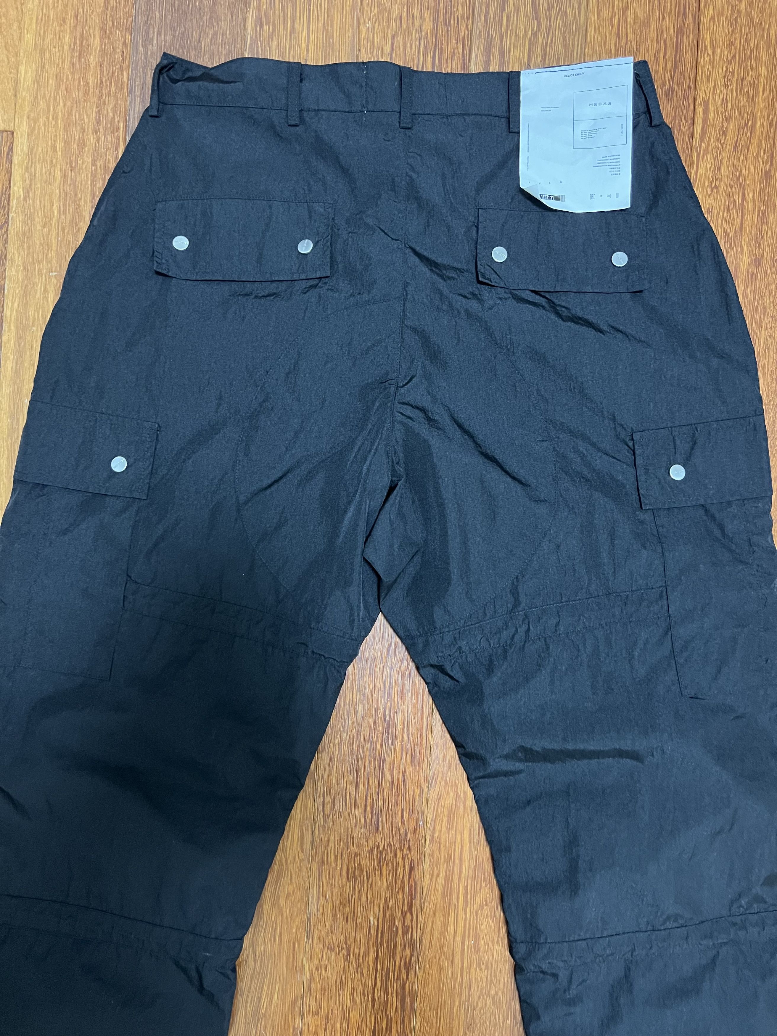 Heliot Emil 💚 SS18 Heliot Emil Tech Nylon Black Cargos Size US 36 / EU 52 - 4 Thumbnail