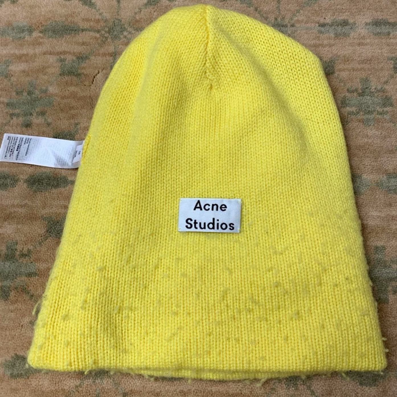 Acne Studios Pelle Cashmere Blend Beanie Size ONE SIZE - 2 Thumbnail