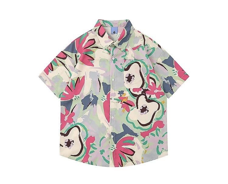 Other Graffiti Button Up Short Sleeve Shirt Size US M / EU 48-50 / 2 - 4 Thumbnail