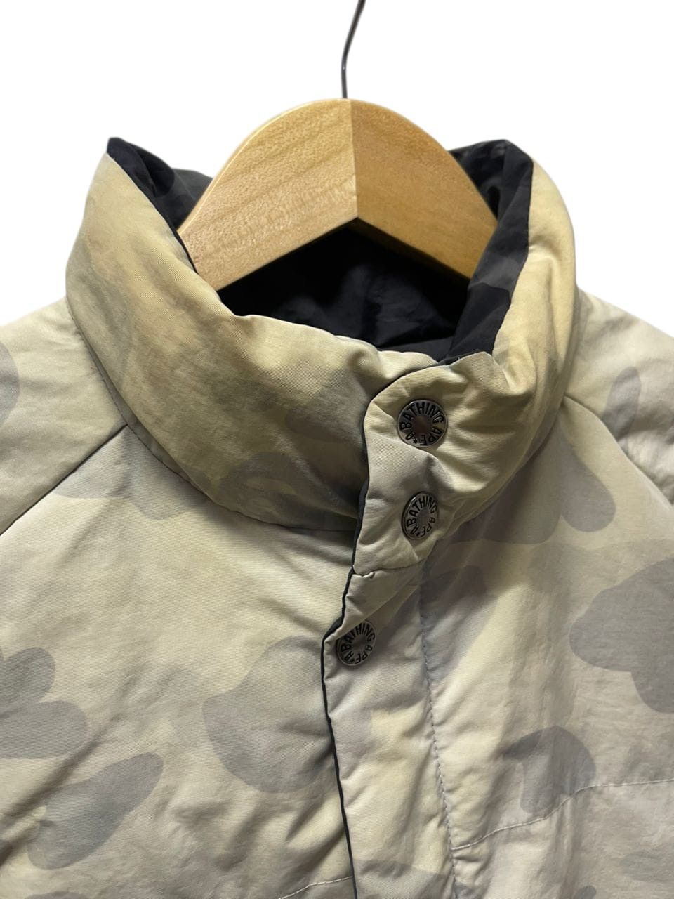 Bape A Bathing Ape Revesible Puffer Jacket Black & White Camo Size US M / EU 48-50 / 2 - 11 Thumbnail