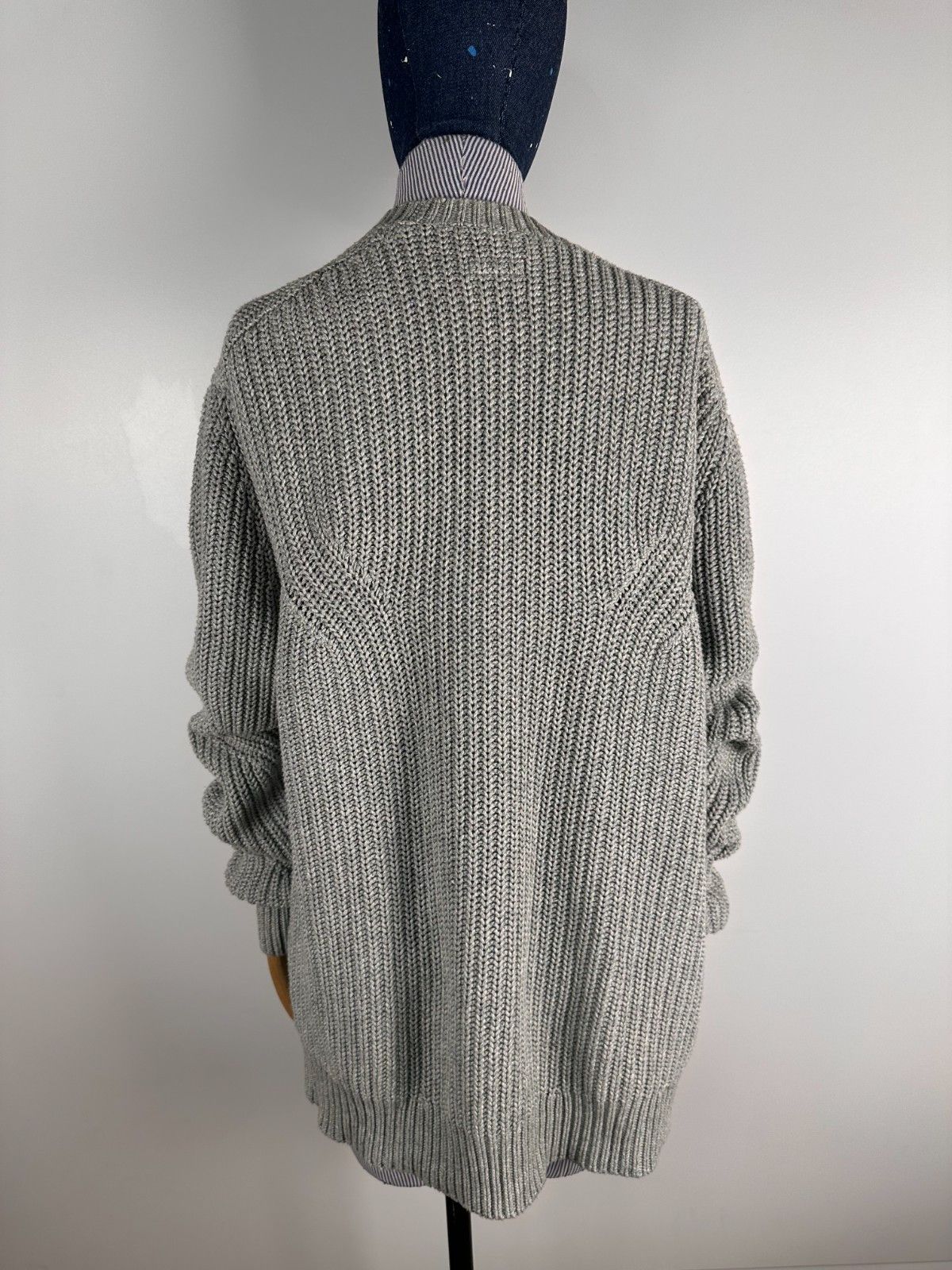 Allsaints All Saints Cardigan Womens Knitted Long Open Sweater Size L Size L / US 10 / IT 46 - 5 Thumbnail