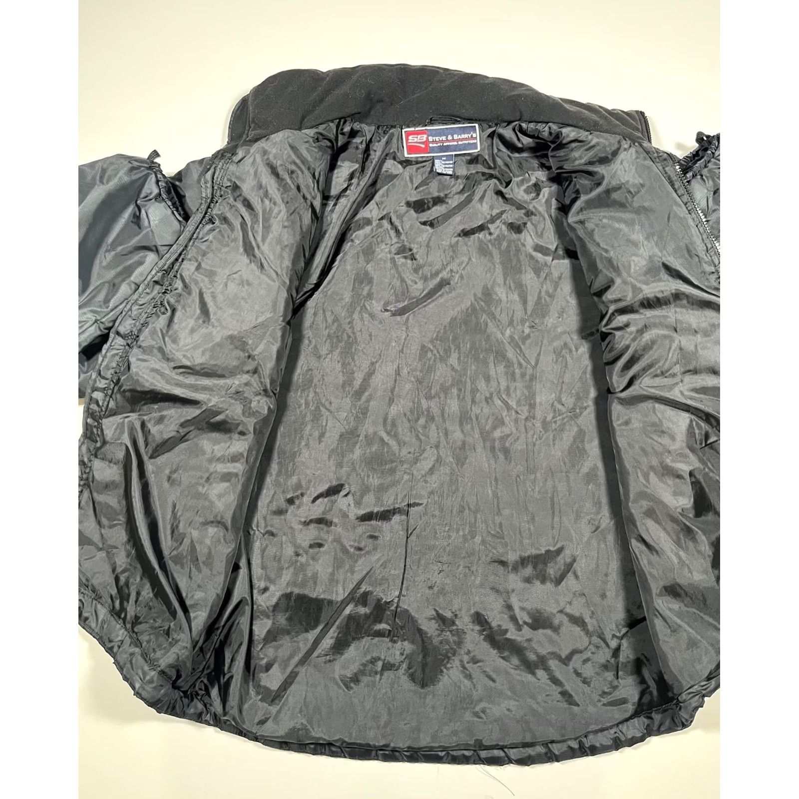 Vintage Steve & Barry's Jacket Mens M Black Insulated Quilted Ripstop Full Zip Puffer Jacket Casual Travel Size US M / EU 48-50 / 2 - 6 Thumbnail