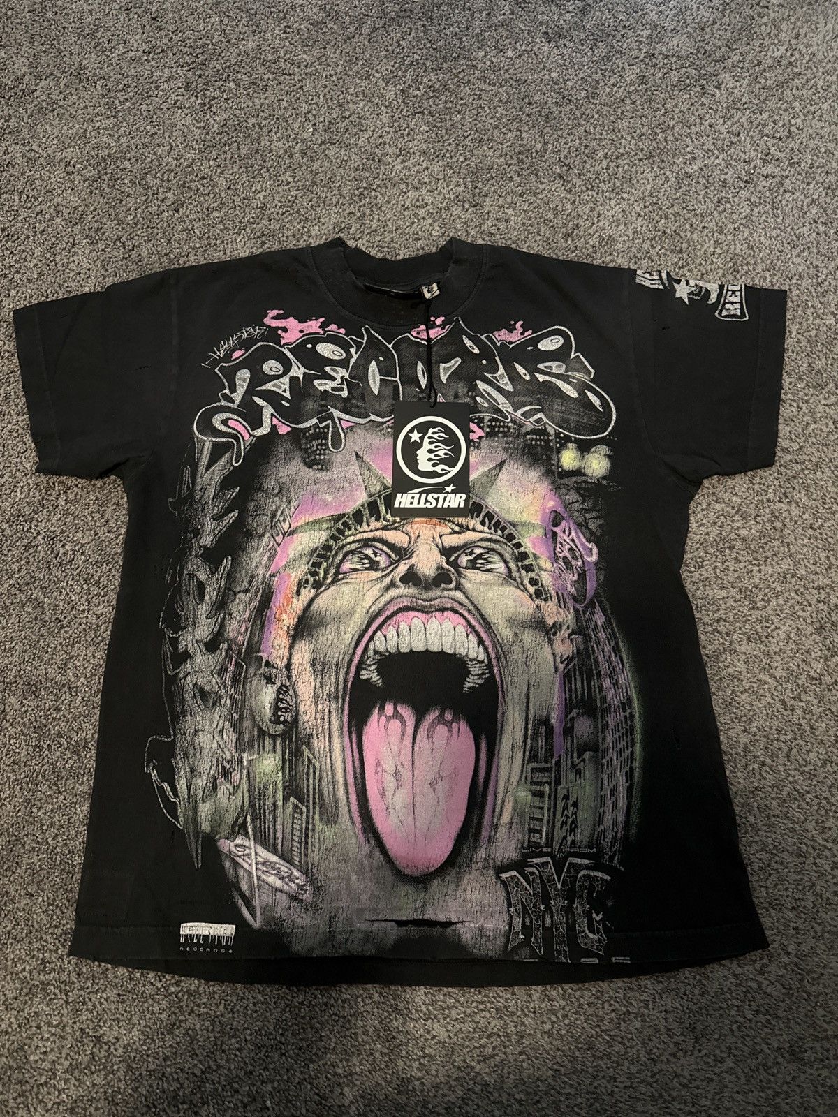 HELLSTAR 🔥🔥BNWT crazy limited Hellstar Liberty Records-XS🔥🔥 Size US XS / EU 42 / 0 - 1 Thumbnail