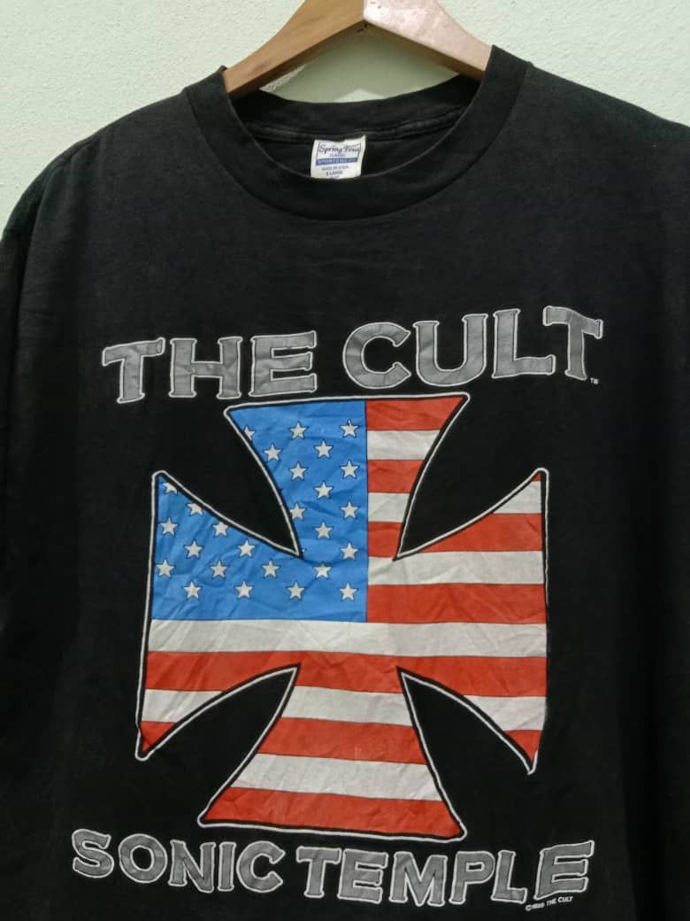 Band Tees × Vintage VINTAGE THE CULT SONIC TEMPLE 1989 BAND TEES Size US XL / EU 56 / 4 - 5 Thumbnail