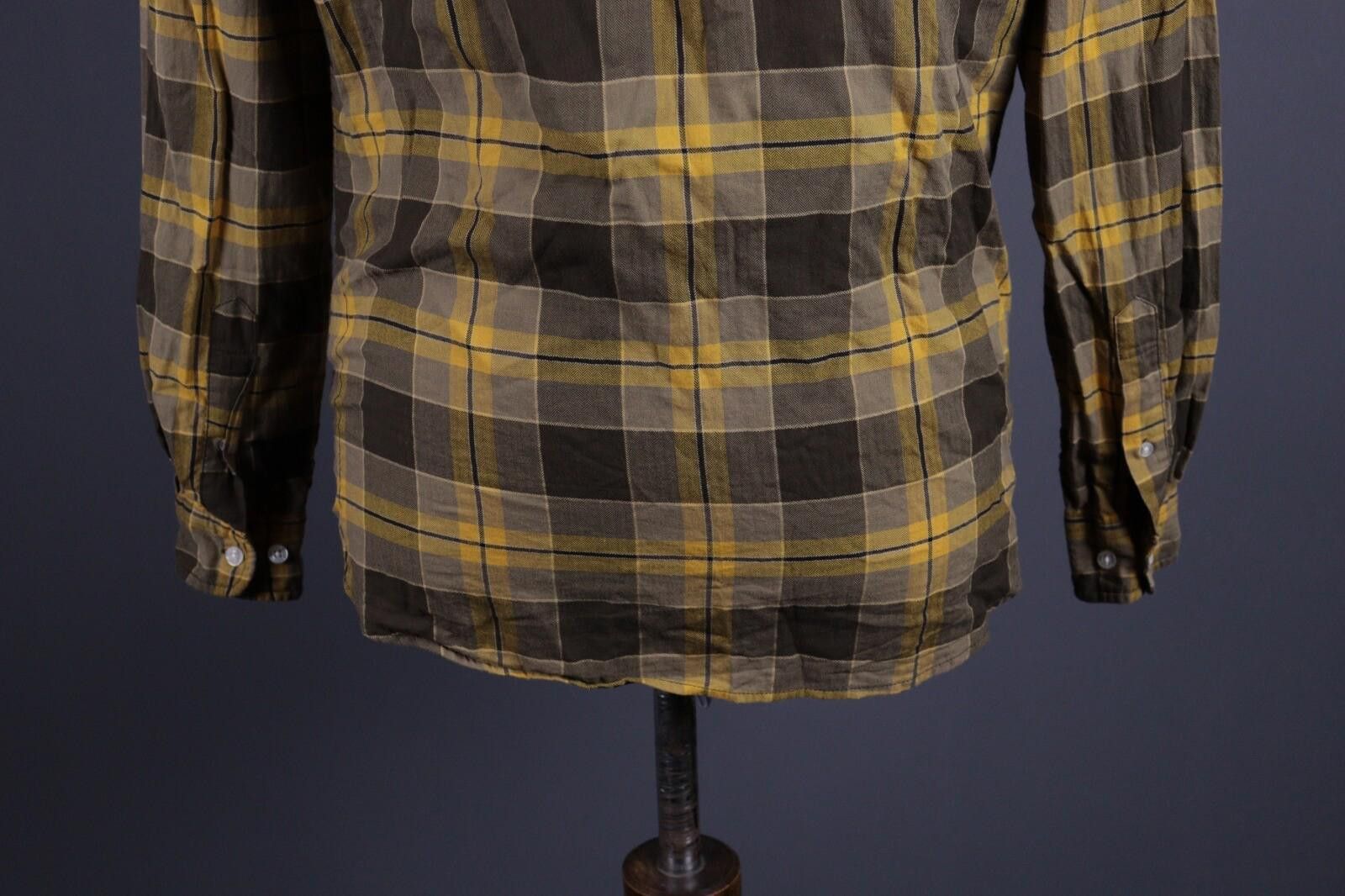 Edwin EDWIN Standart Brown Check Flannel Long Sleeve Shirt Size M Size US M / EU 48-50 / 2 - 10 Thumbnail
