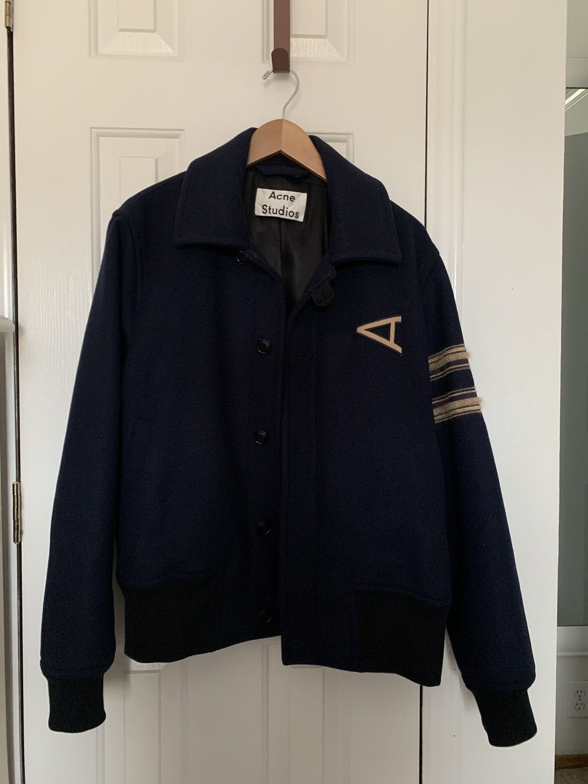Acne Studios Acne wool olly bru bomber jacket medium Size US M / EU 48-50 / 2 - 1 Thumbnail