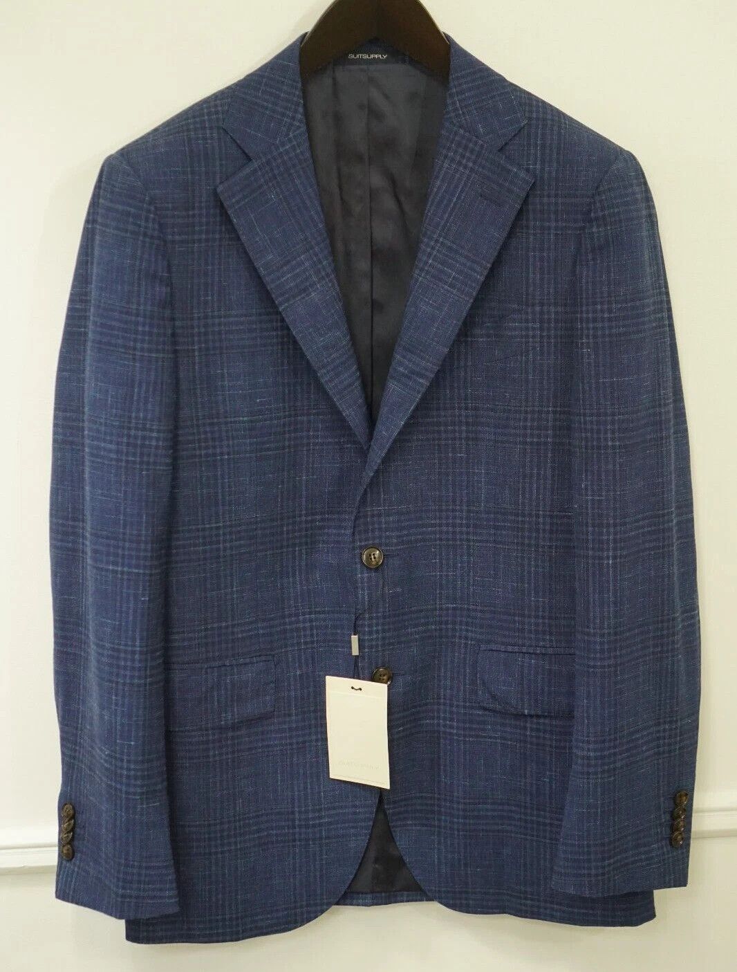 Suitsupply Men Suitsupply Blazer Wool Linen Lazio Single Breasted US34 Size 34R - 1 Thumbnail
