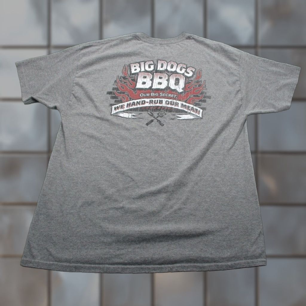 Big Dogs VINTAGE Big Dogs T Shirt Mens XL Gray Cotton Knit Logo Short Sleeve Crew Neck T-Shirt Graphic Tee USA Retro Dad Beer Animals Size US XL / EU 56 / 4 - 1 Thumbnail