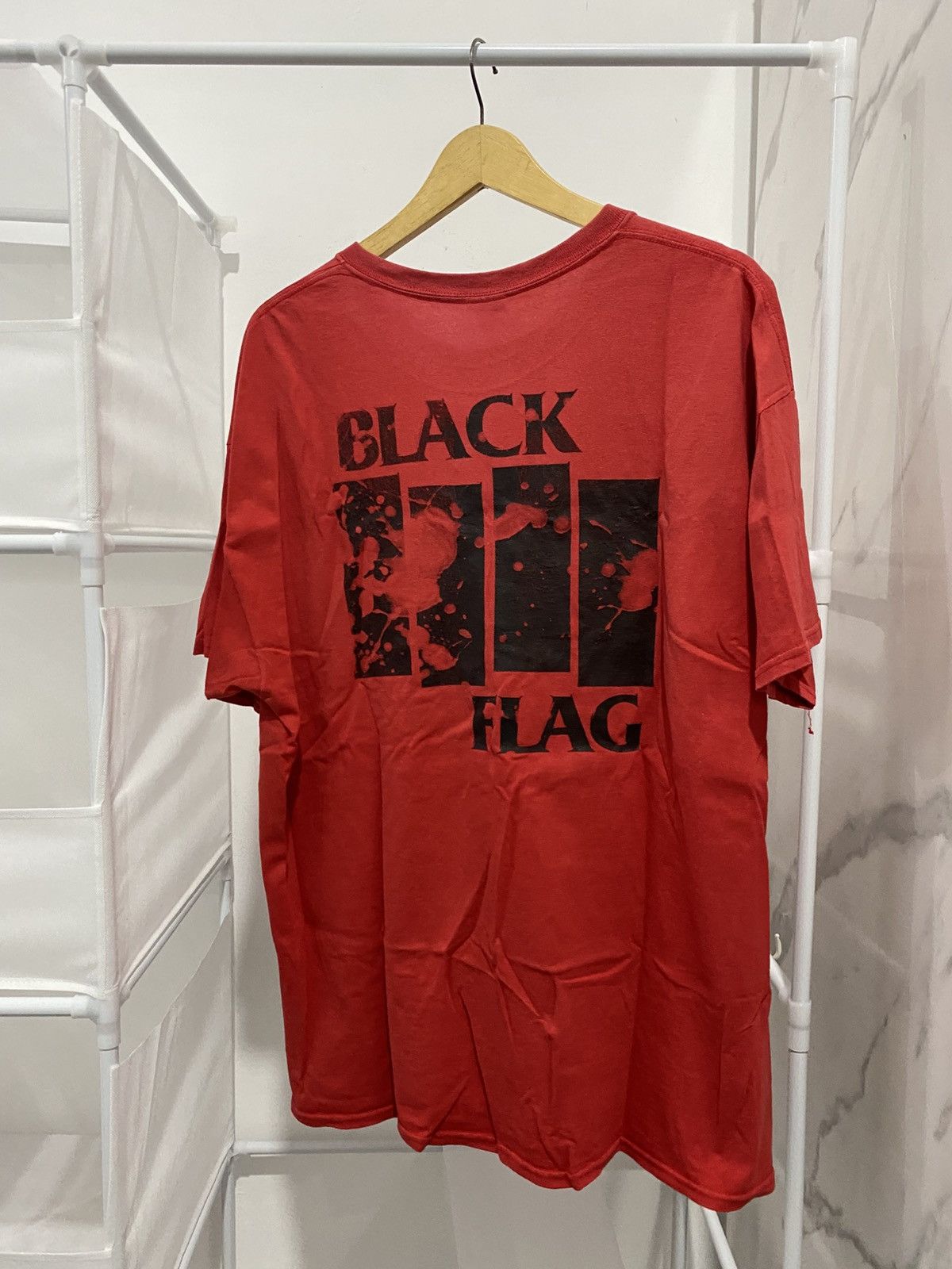 Band Tees Vintage 2000s Blackflags Blood Tshirt Size US XL / EU 56 / 4 - 3 Thumbnail