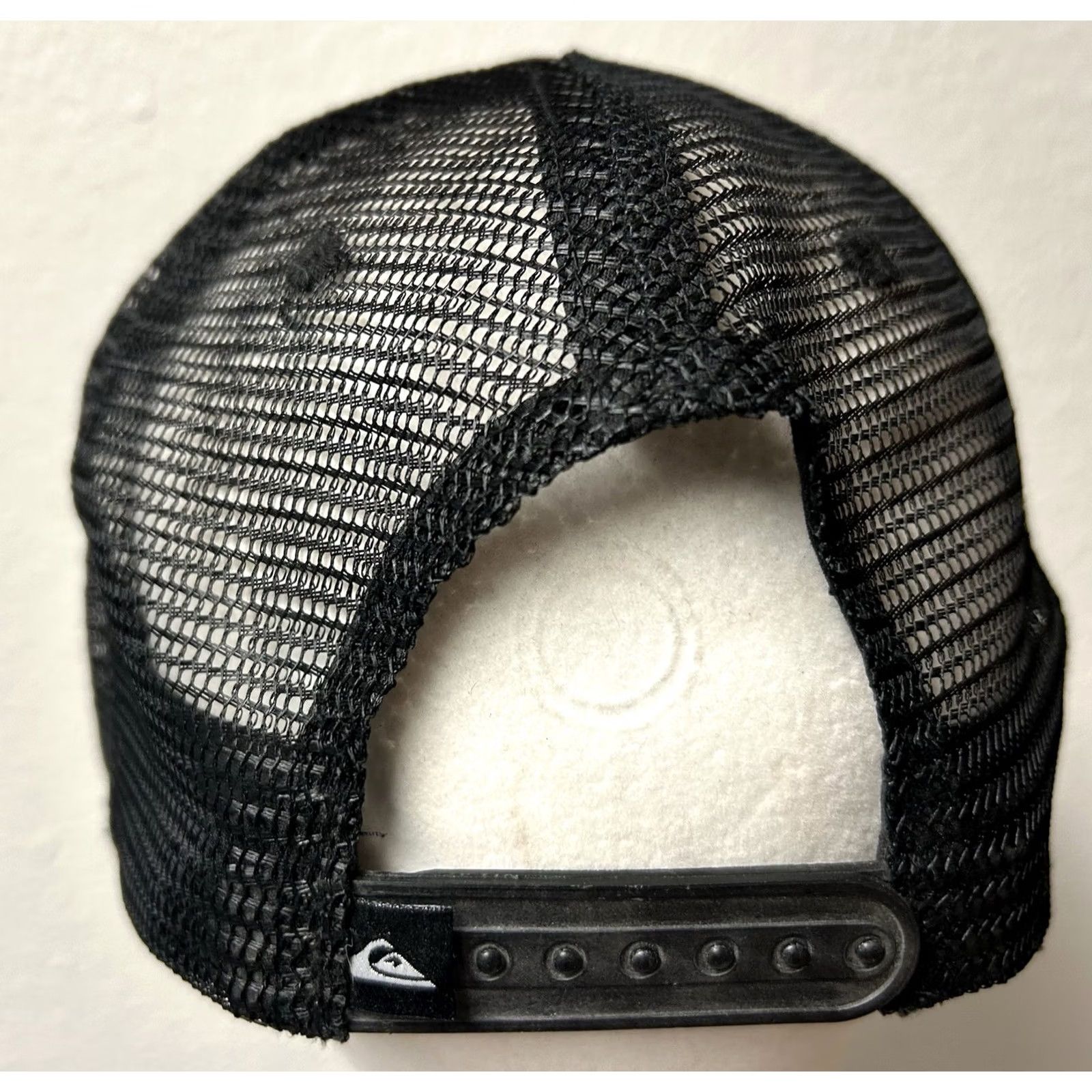 Quiksilver VINTAGE Quiksilver Trucker Hat Cap Adjustable Black White Check Pattern Men Womens One Size Casual Travel Workwear hats Size ONE SIZE - 6 Thumbnail