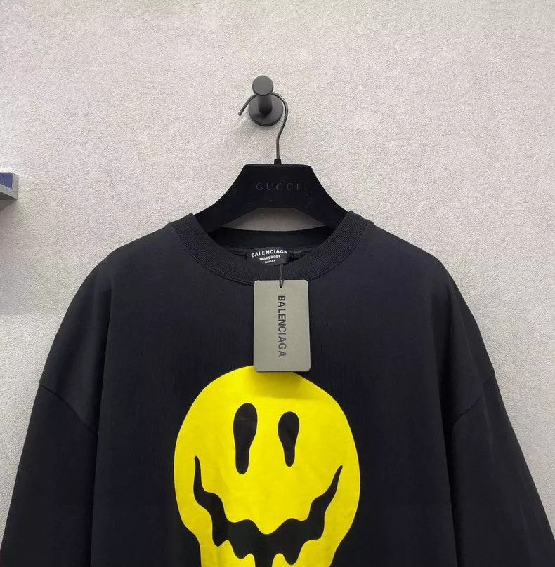 Balenciaga Balenciaga Melting Smile Printed Short Sleeve Size US M / EU 48-50 / 2 - 4 Thumbnail