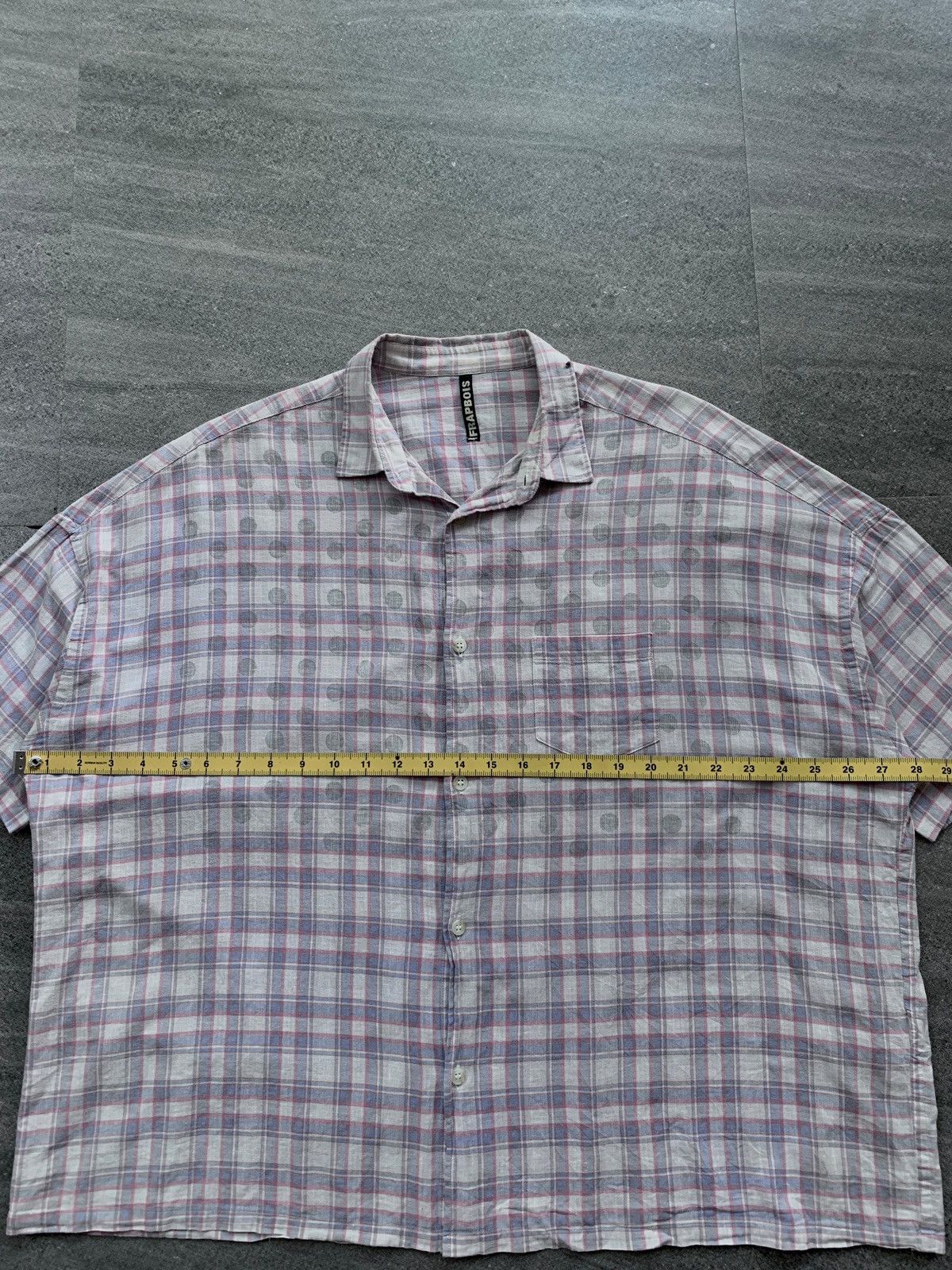 Issey Miyake FREE IMPORT TAX Frapbois Oversized Vintage Plaid Shirt Size US M / EU 48-50 / 2 - 9 Thumbnail
