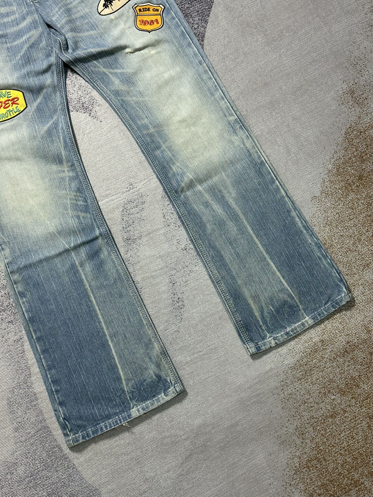 Hysteric Glamour Vintage Edwin Distressed Patcwork Denim Size US 30 / EU 46 - 4 Thumbnail