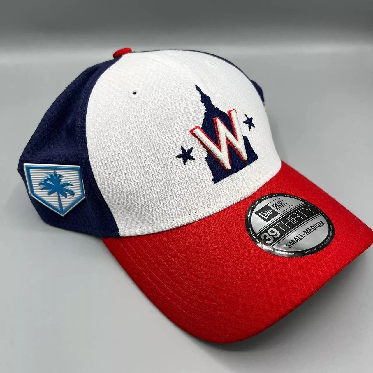 New Era Washington Nationals Hat S-M Spring Training Stretch Fitted Size ONE SIZE - 1 Thumbnail