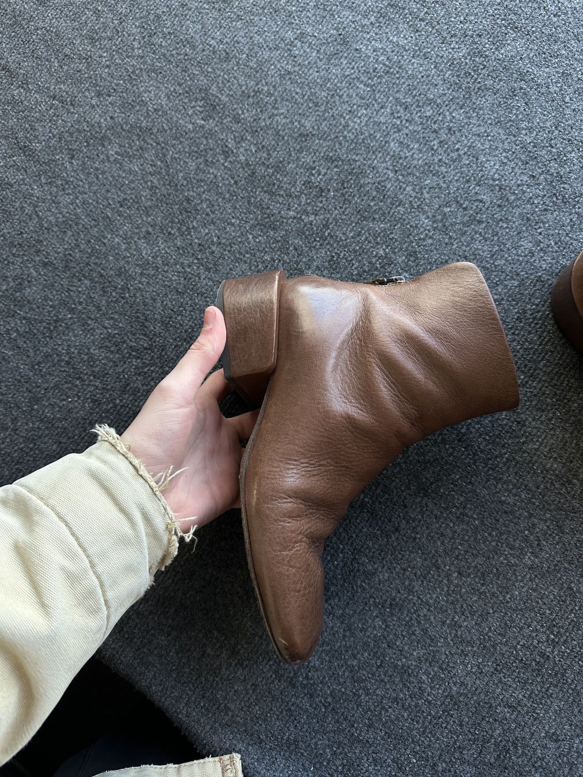 Marsell RARE🚨 MARSELL ITALY BROWN LUXURY BOOTS WOMEN LEATHER Size US 7 / IT 37 - 2 Thumbnail